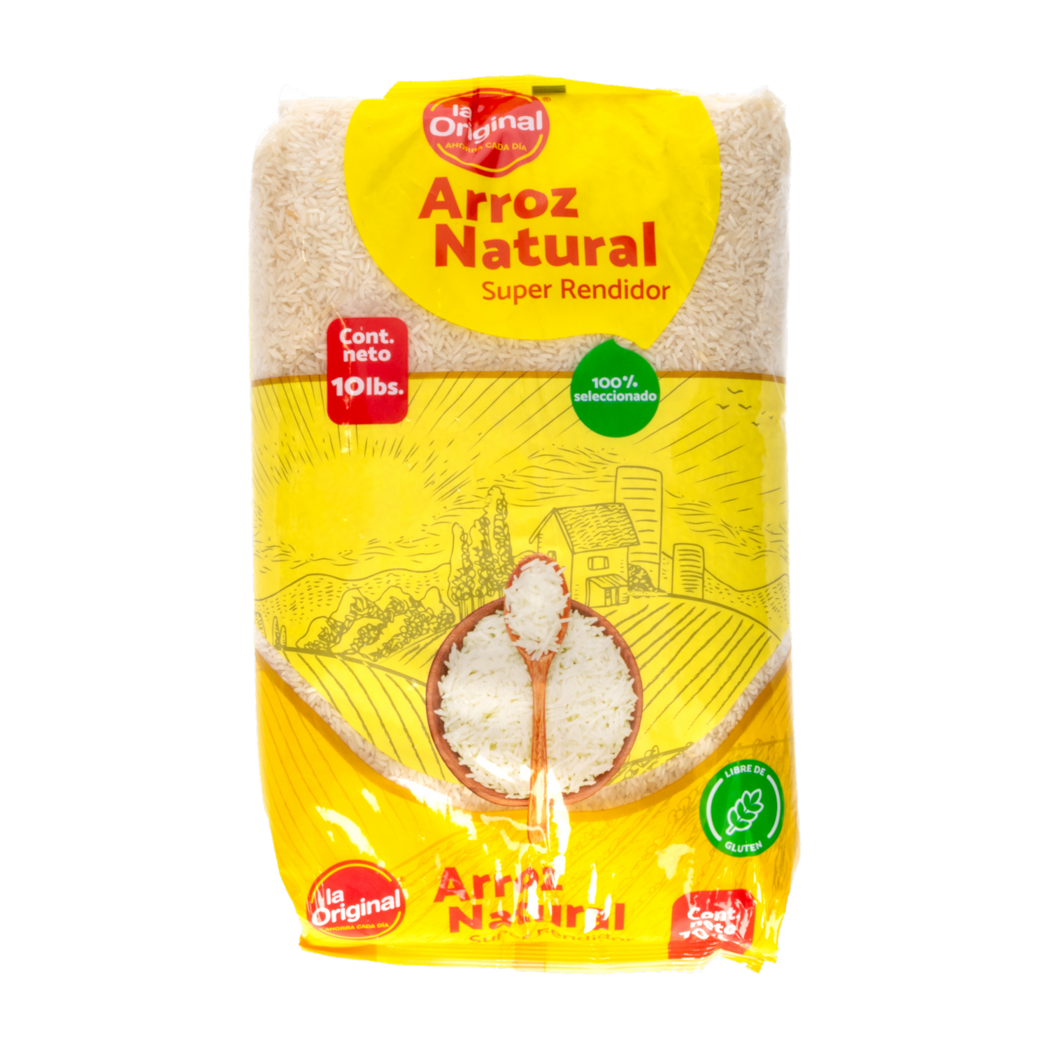 Arroz Blanco Natural Super Rendidor LA ORIGINAL 10 Lb