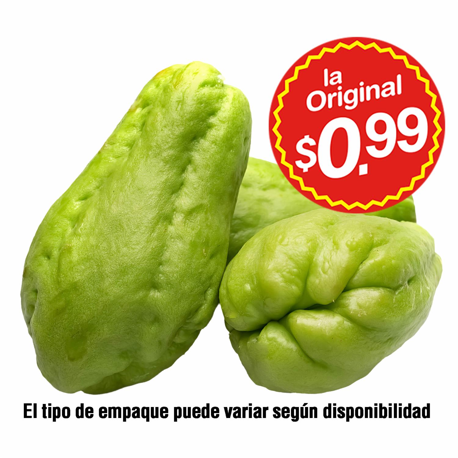 Chayote Verde LA ORIGINAL 1200 G
