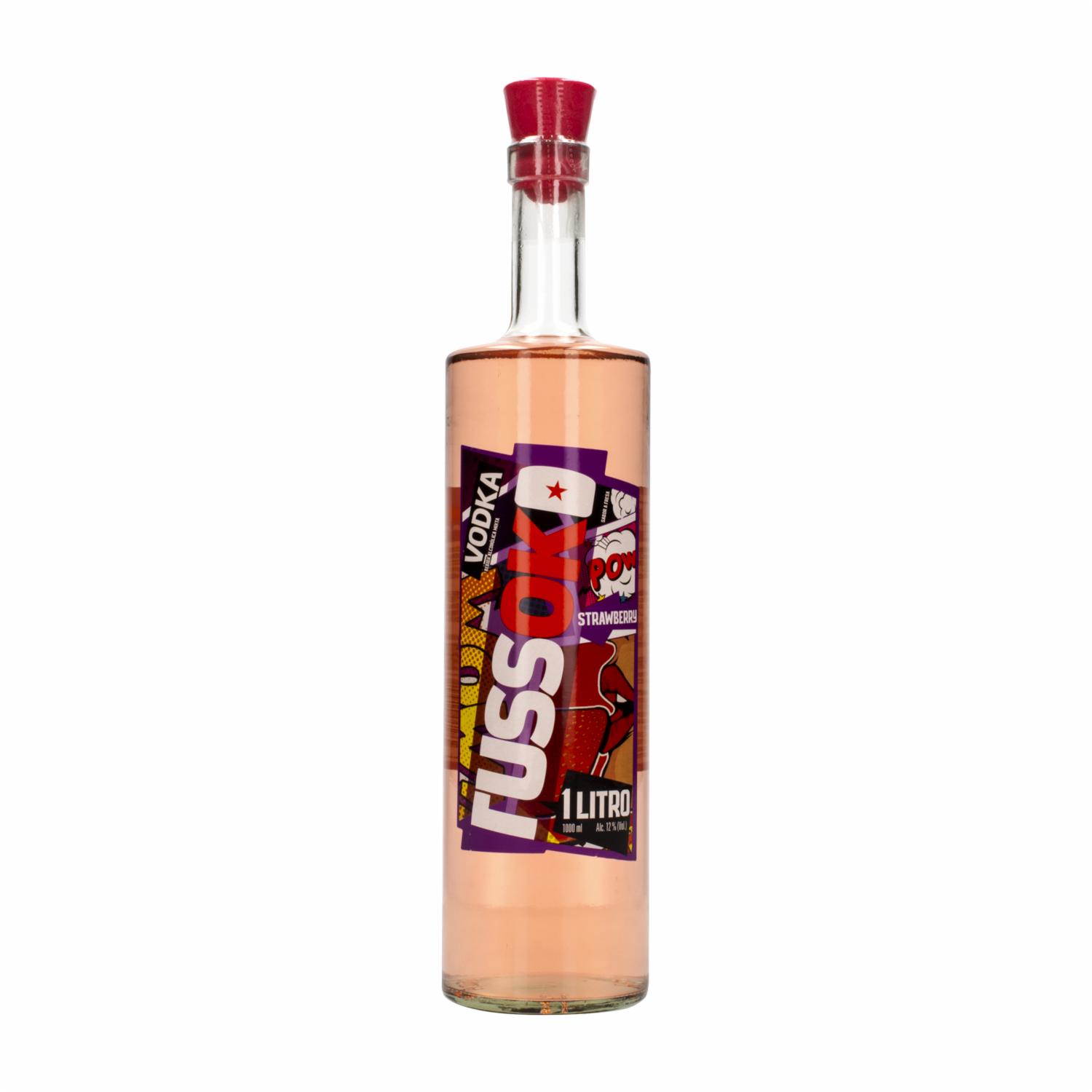 Vodka Strawberry Russok Botella