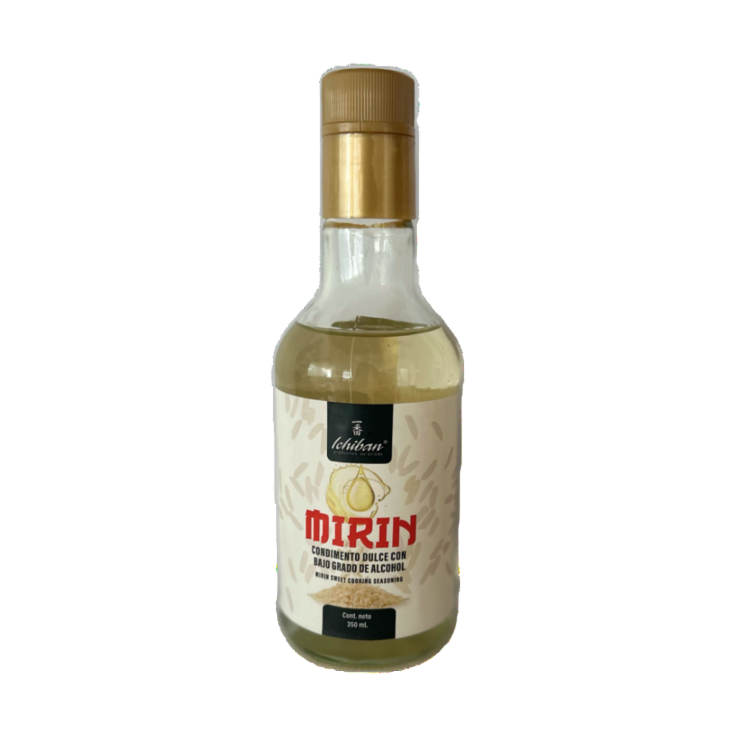 Mirin Condimento Dulce Con Bajo Grado De Alcohol ICHIBAN 350 Ml