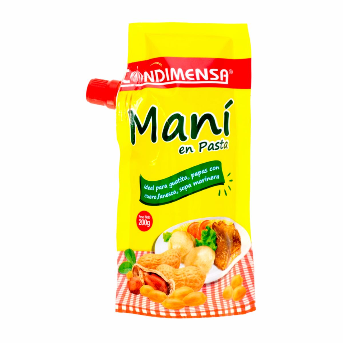 Maní En Pasta Doy Pack CONDIMENSA 200 g