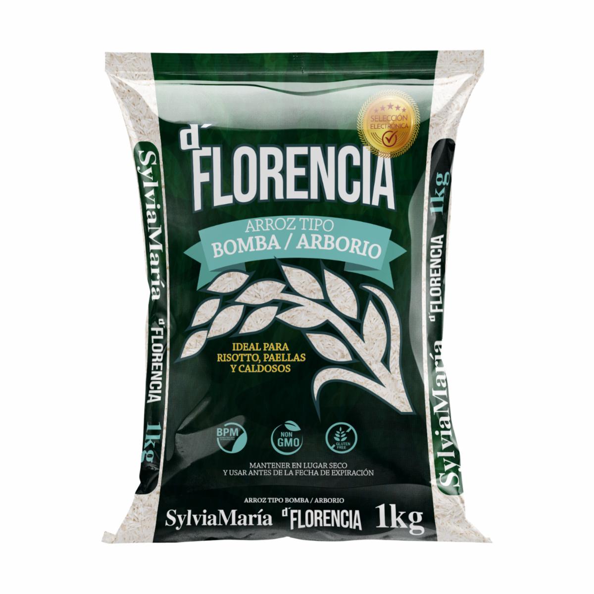 Arroz Bomba Arborio D’FLORENCIA 1 000 G
