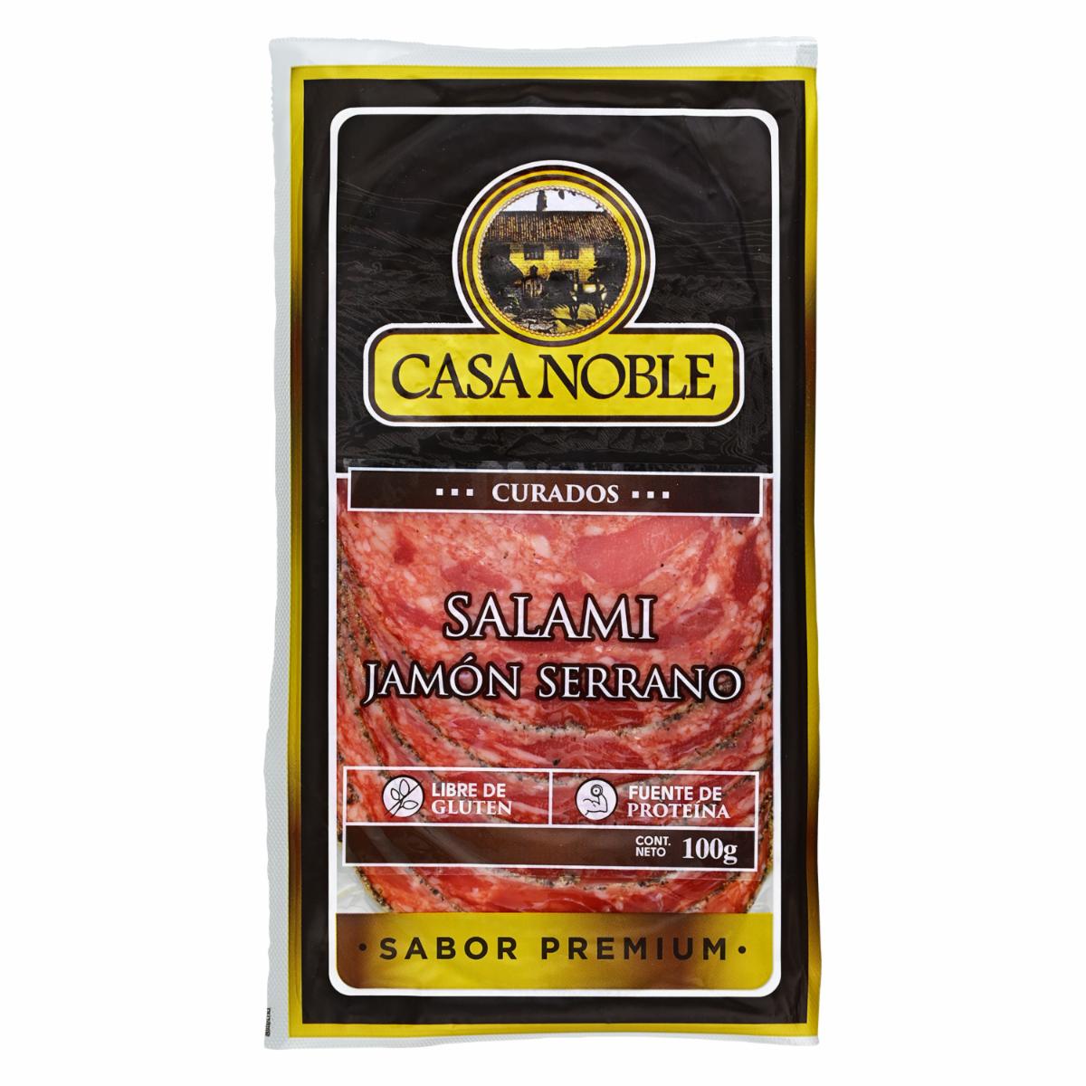 Salami Jamón Serrano Curados CASA NOBLE 100 G