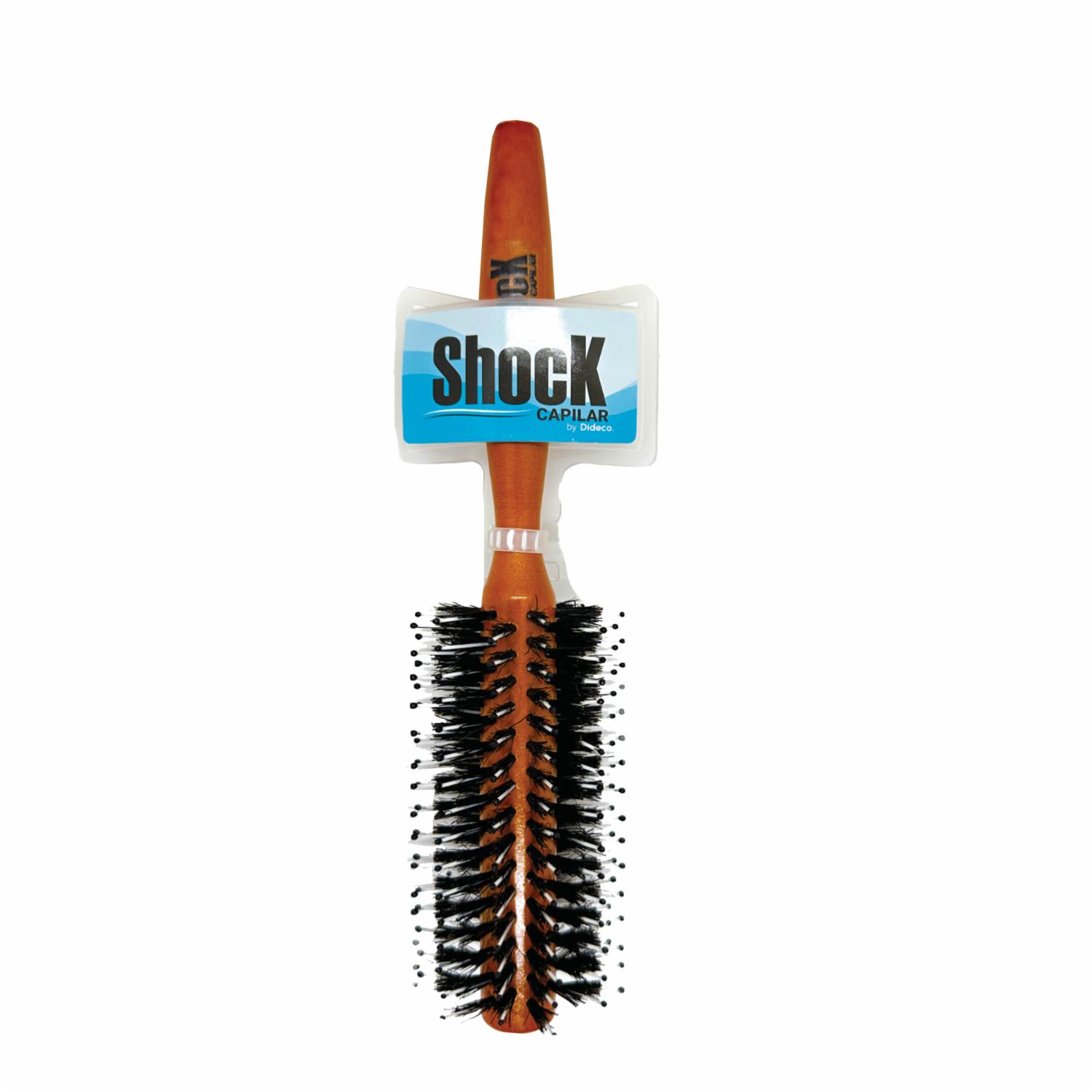 Cepillo De Cabello Madera Mixto Mediana SHOCK Unidad