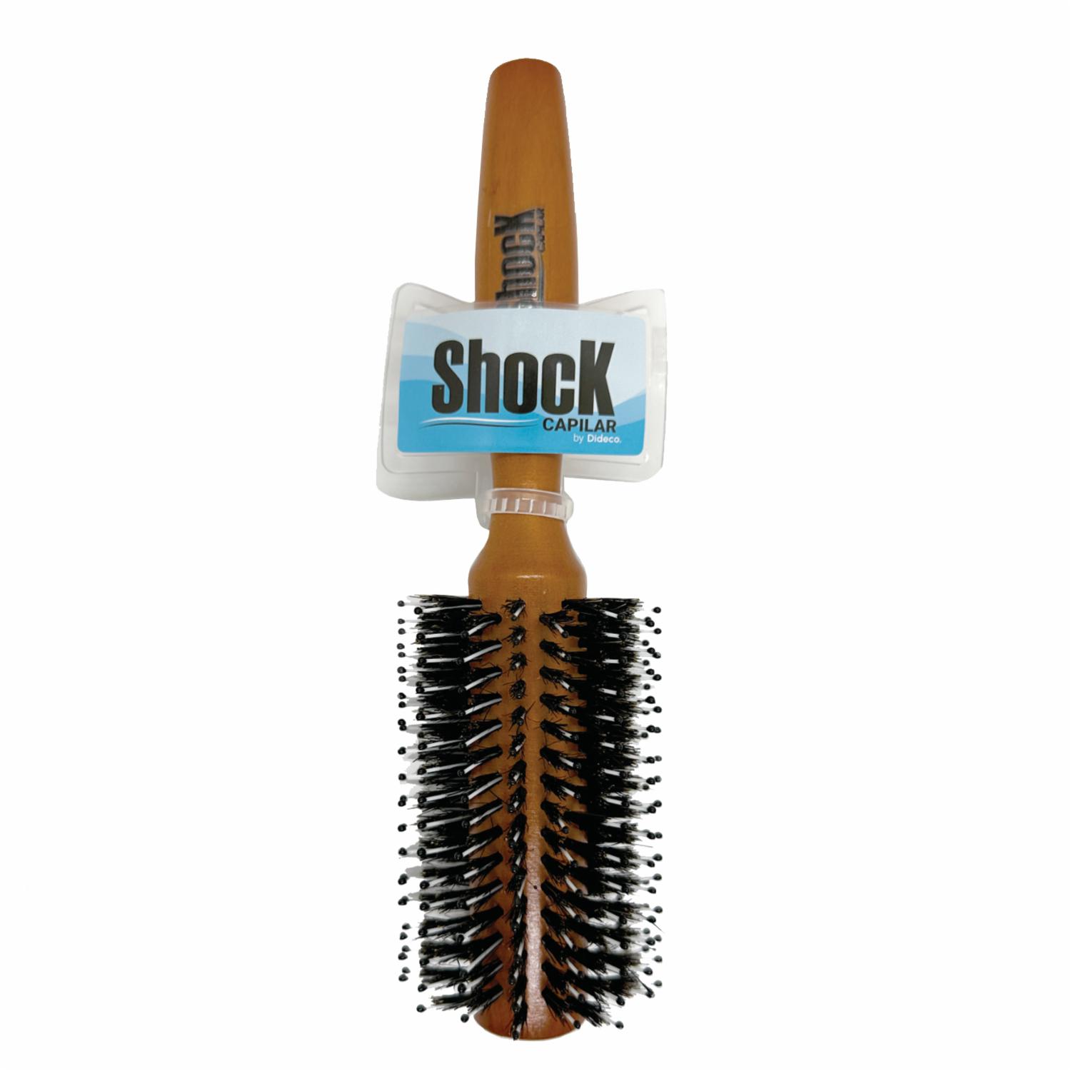 Cepillo De Cabello Madera Mixto Grande SHOCK Unidad