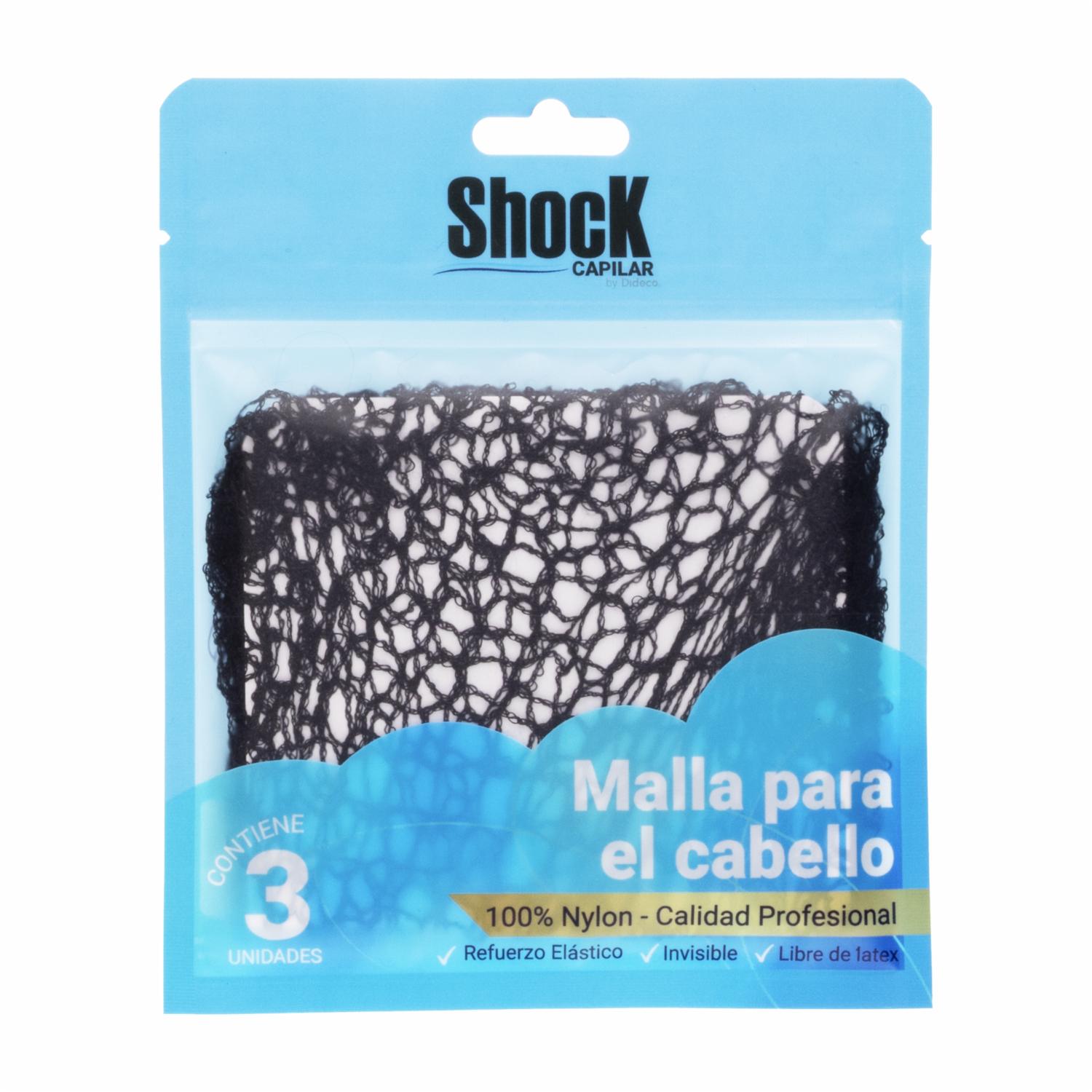 Mallas Para Cabello Para Cabello Mediana X 3 Unid. SHOCK Paquete