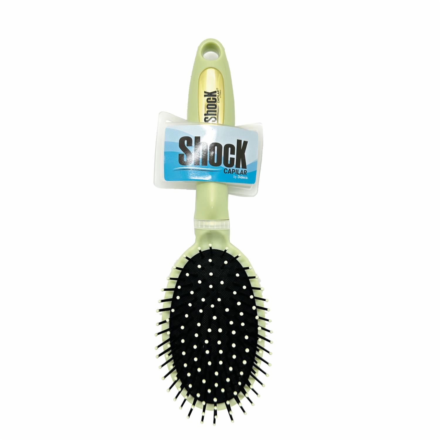 Cepillo De Cabello Plástico Ovalado SHOCK Unidad