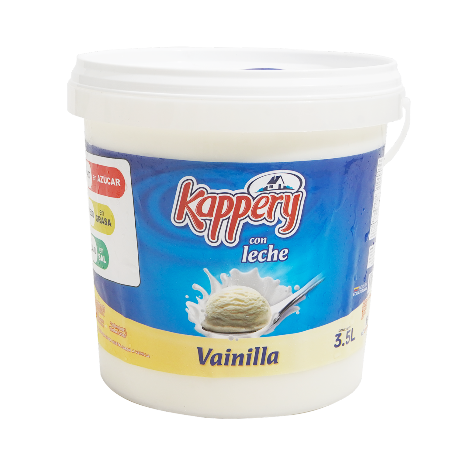 Helado Vainilla KAPPERY Balde 3.5 L
