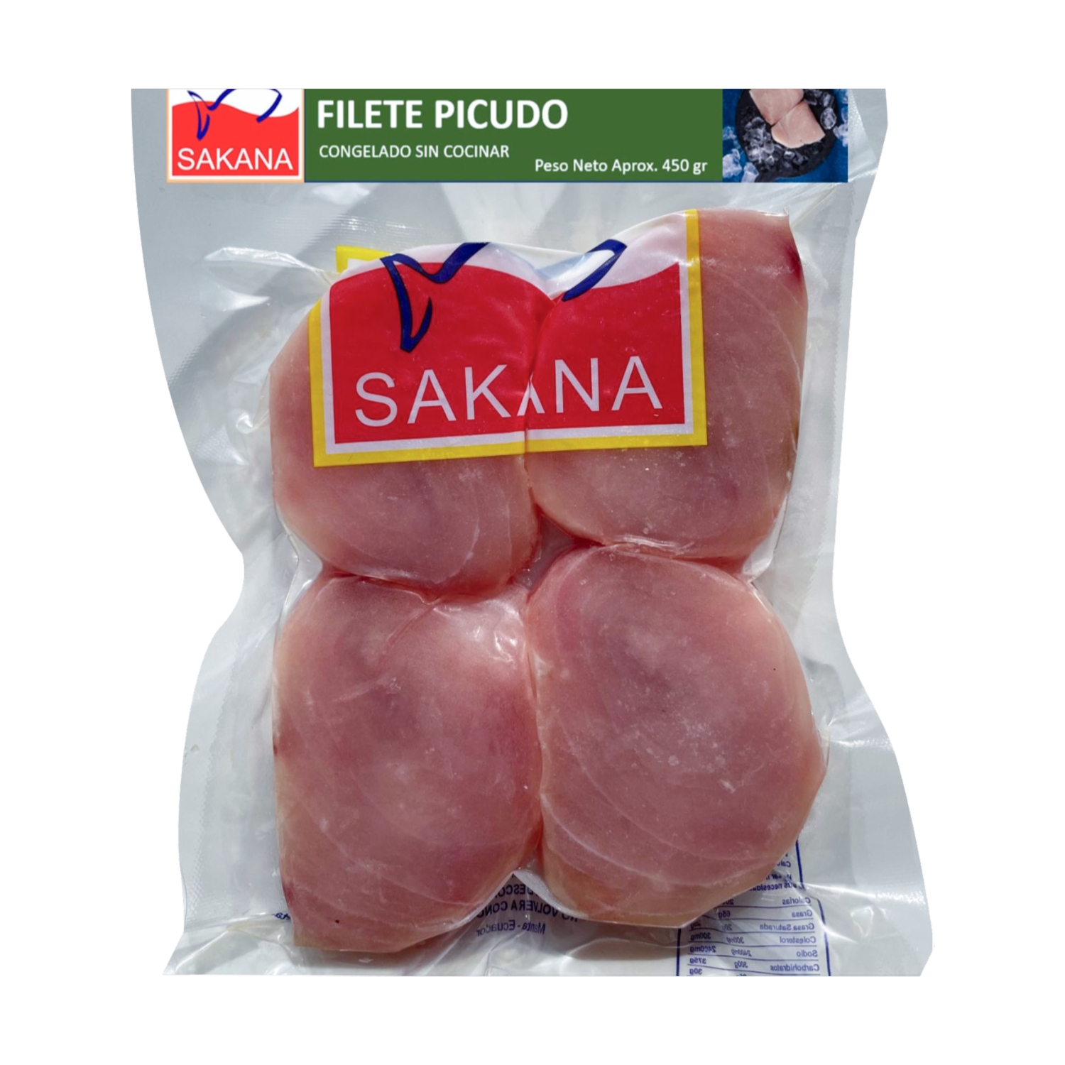 Pescado Picudo Filete SAKANA 450 G