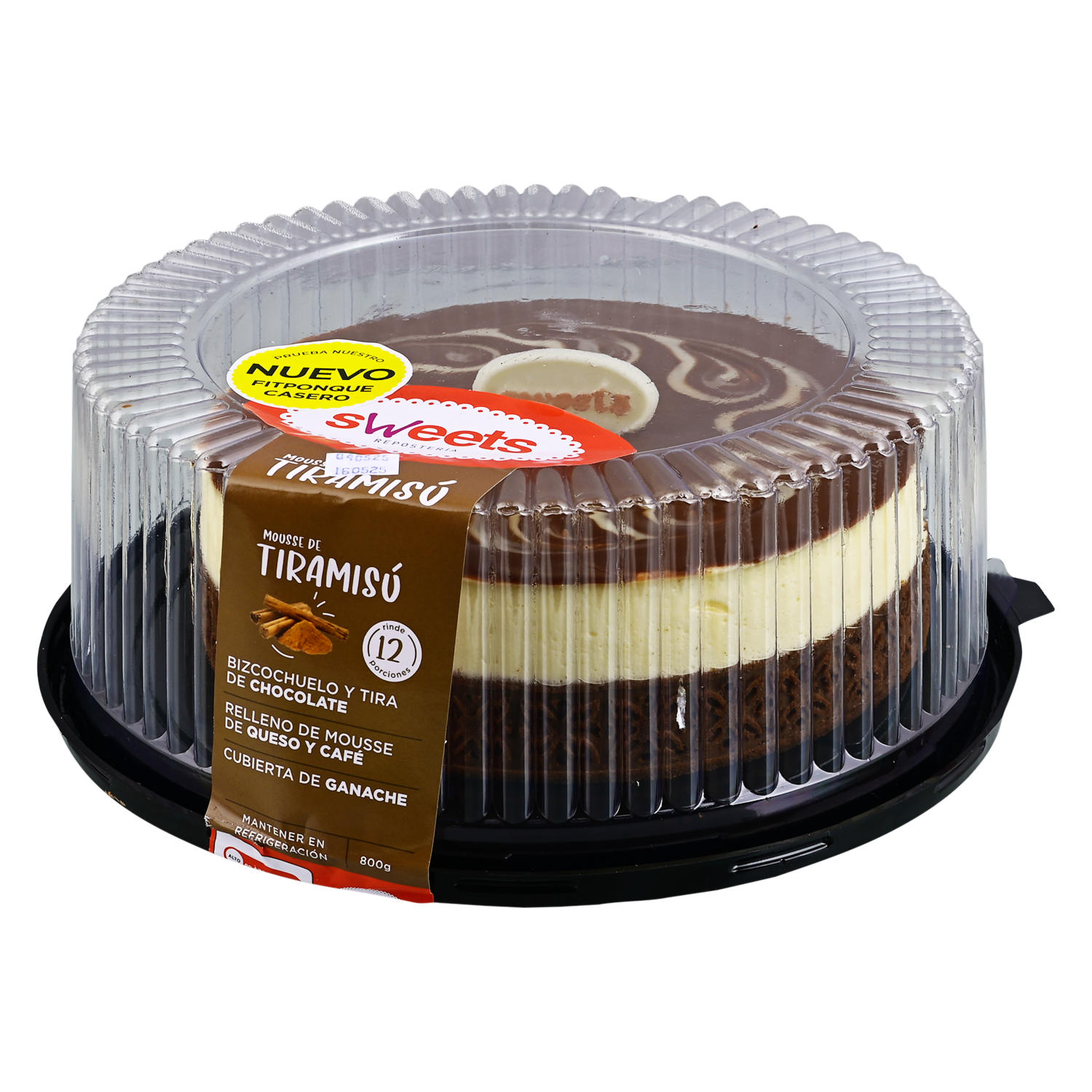 Mousse De Tiramisú Grande SWEETS 800 G