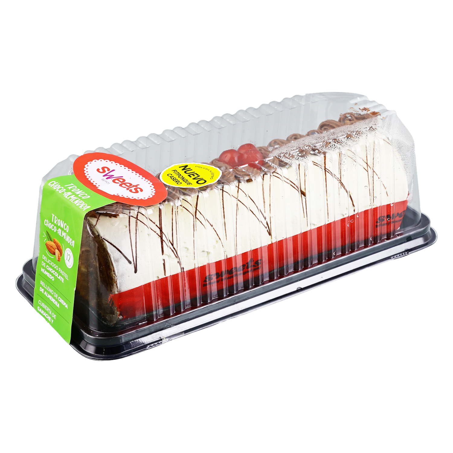 Tronco Choco Almendra SWEETS 750 G