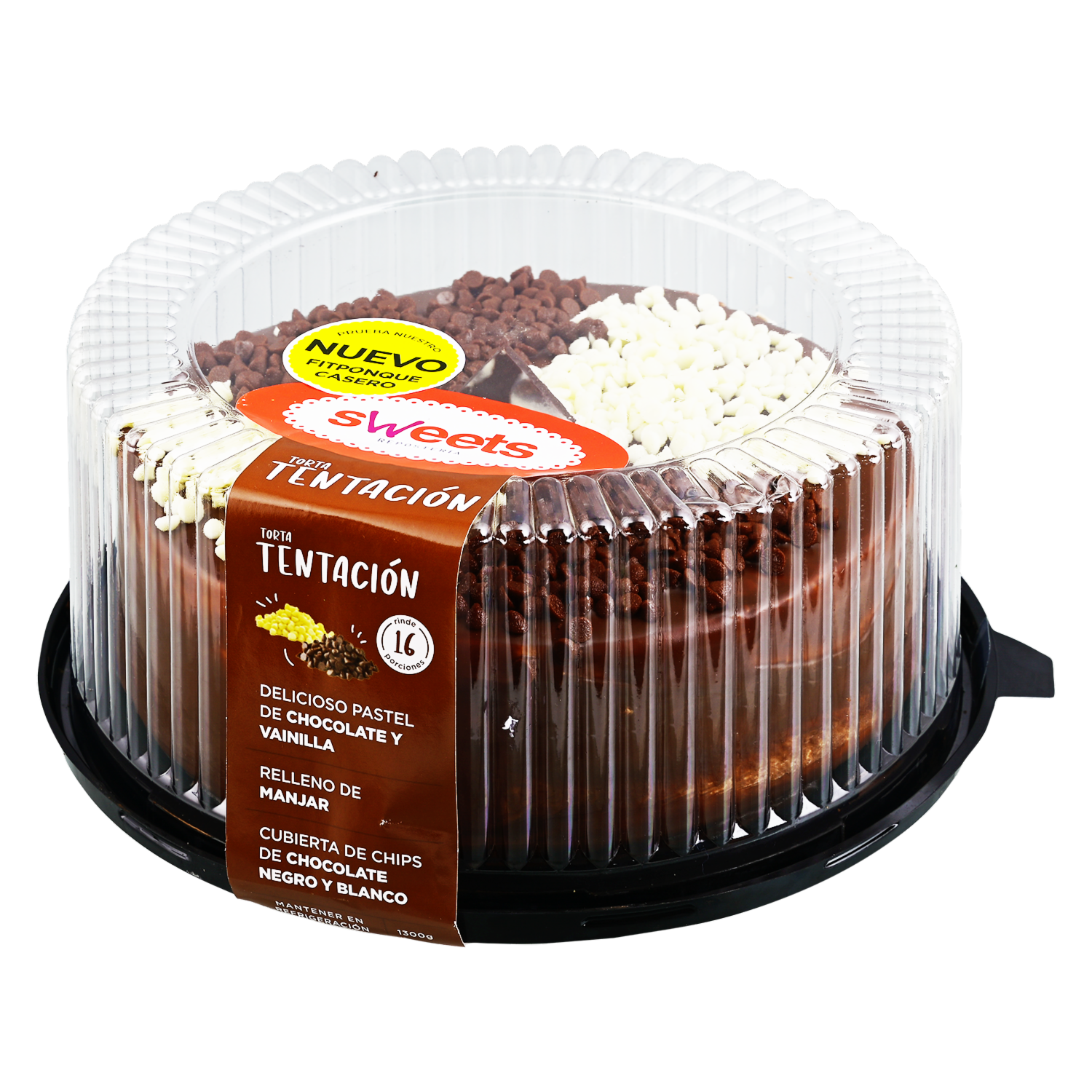 Torta Tentación De Chocolate Grande SWEETS 1300 G