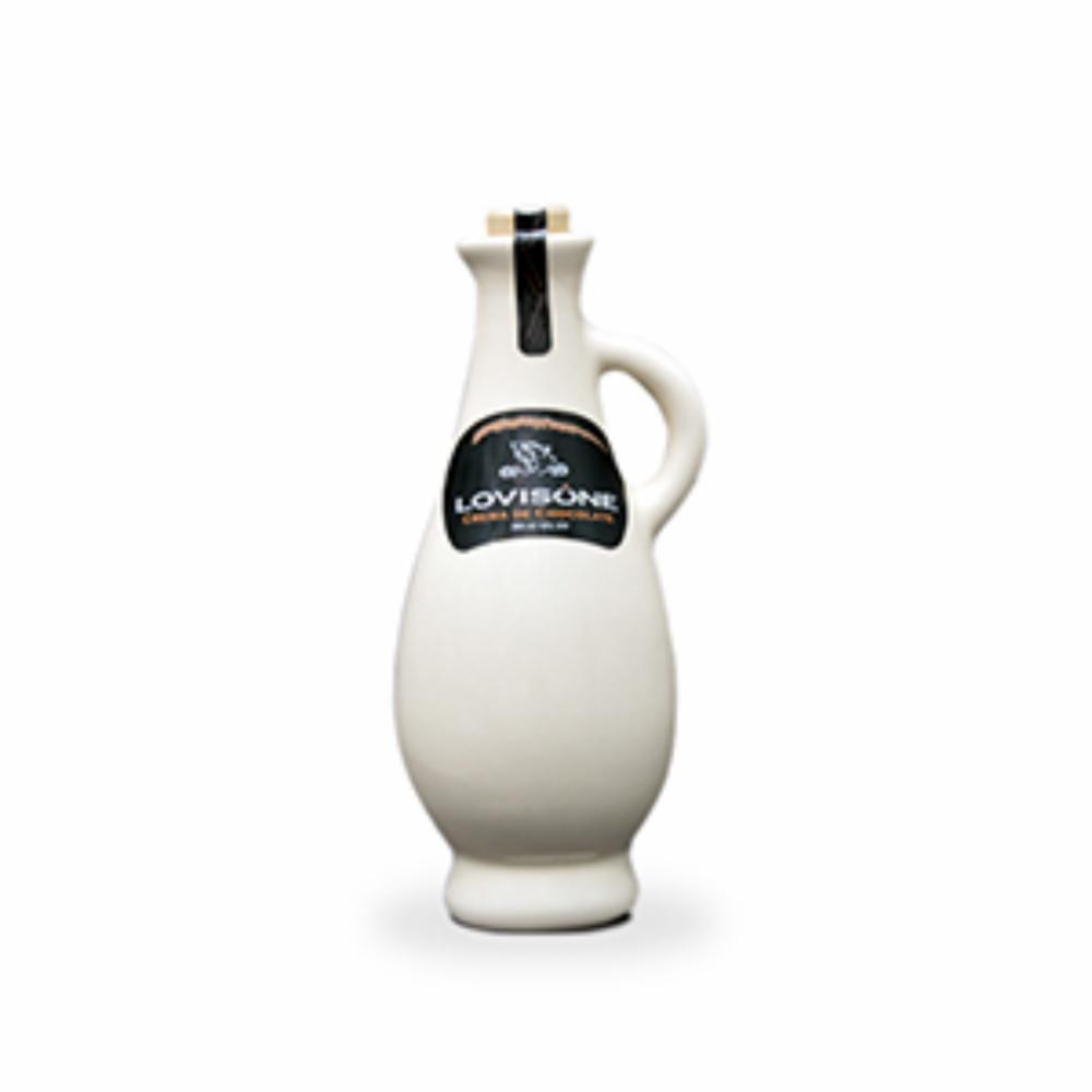 Crema De Licor Chocolate En Botella De Cerámica Lovisone 200 Ml