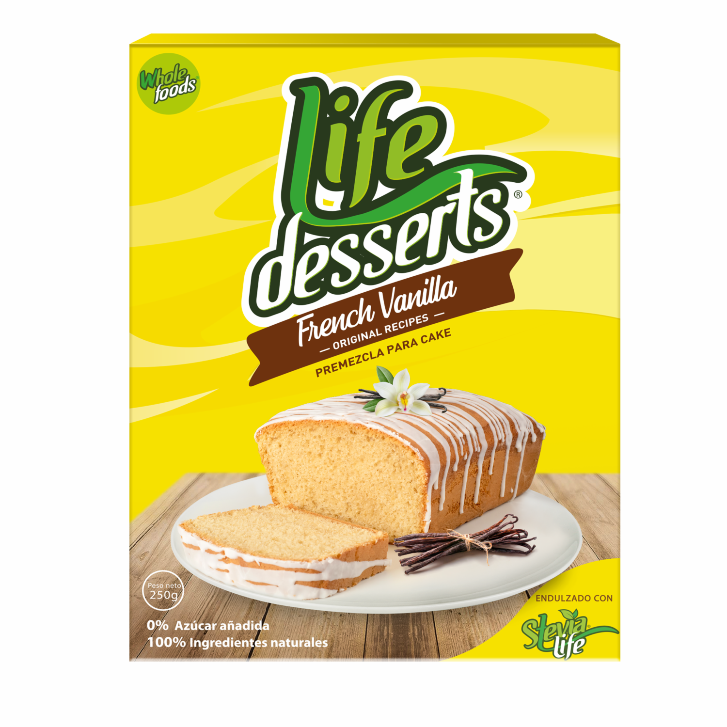 Premezcla Para Cake French De Vainilla LIFE DESSERTS 250 G