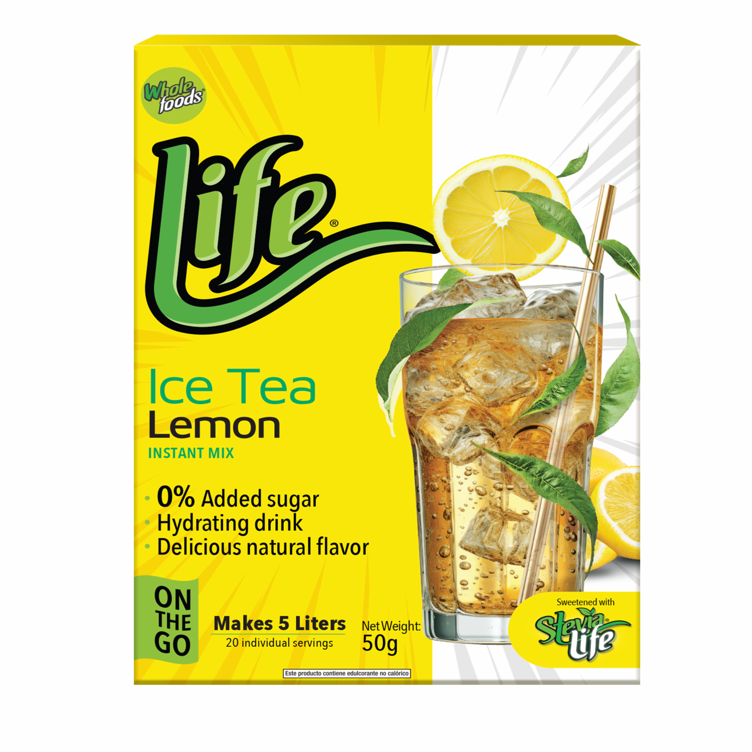 Té Frio De Limón En Polvo LIFE 50 G