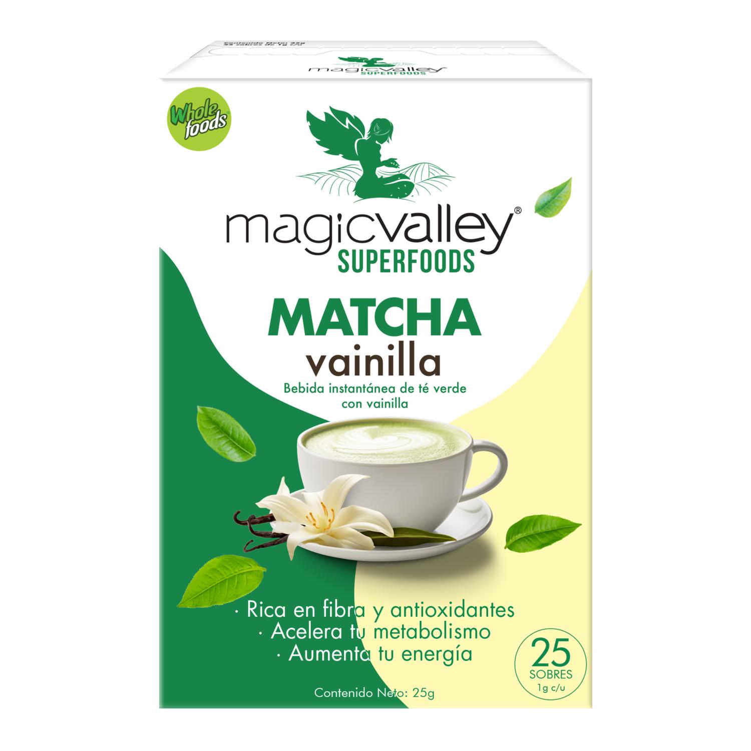 Matcha En Polvo Sabor A Vainilla MAGIC VALLEY SUPERFOODS 25 G