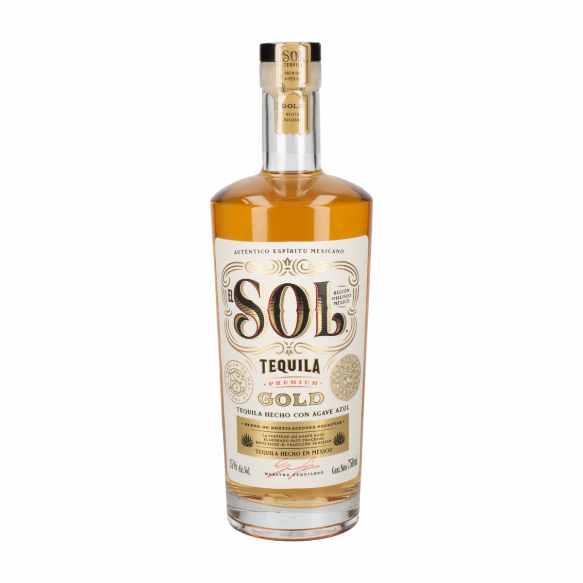 Tequila Gold El Sol 750 Ml