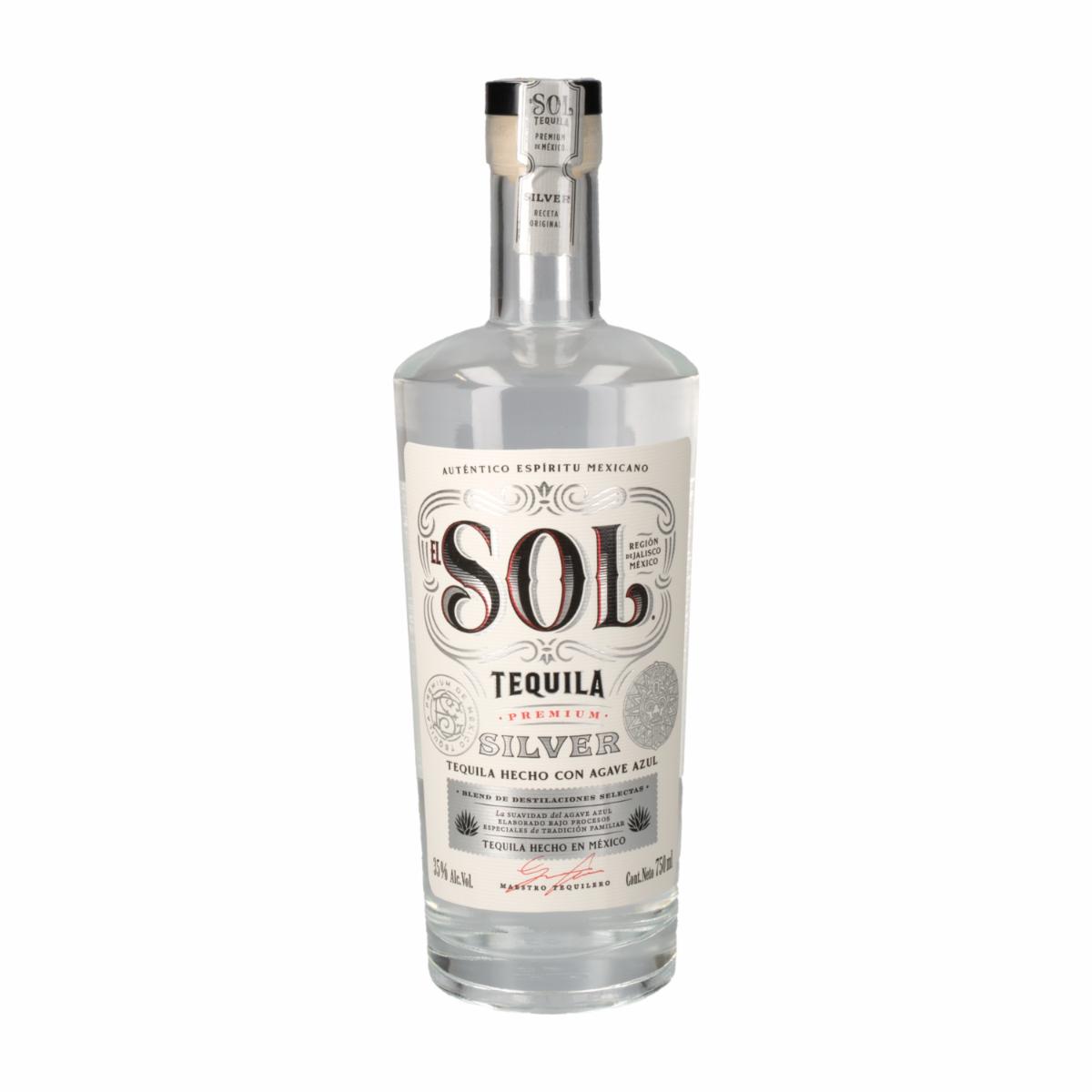 Tequila Silver El Sol 750 Ml