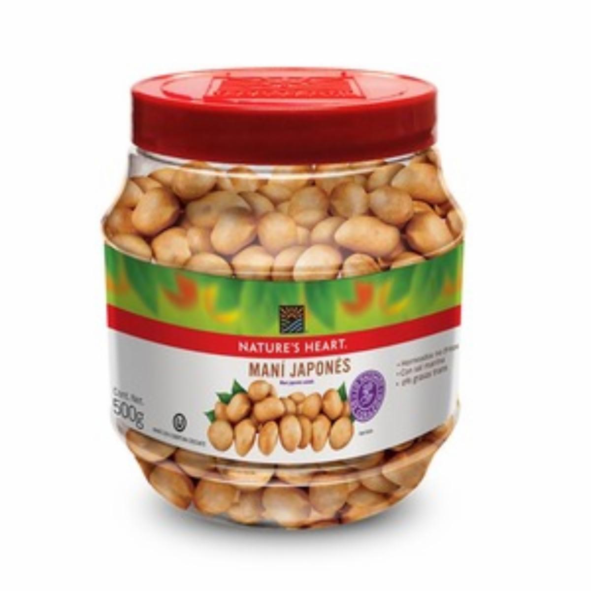 Maní Japones Tarro NATURE’S HEART 500 G