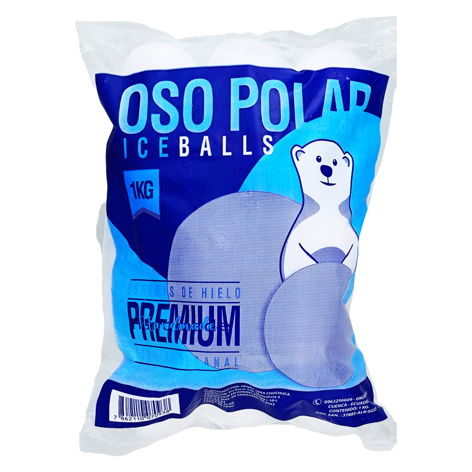 Hielo En Esferas OSO POLAR 1000 G
