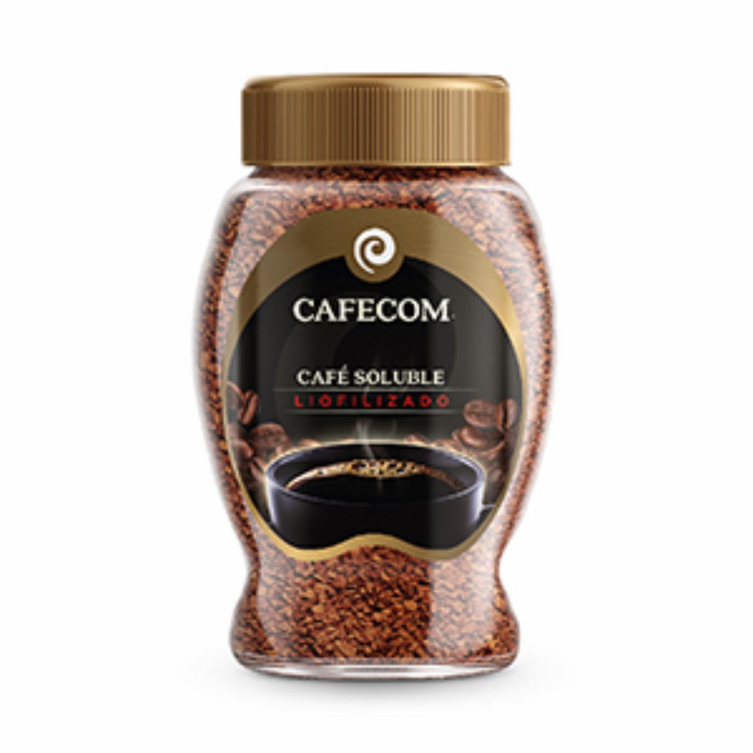 Café Instantáneo Soluble Liofilizado CAFECOM 100 G