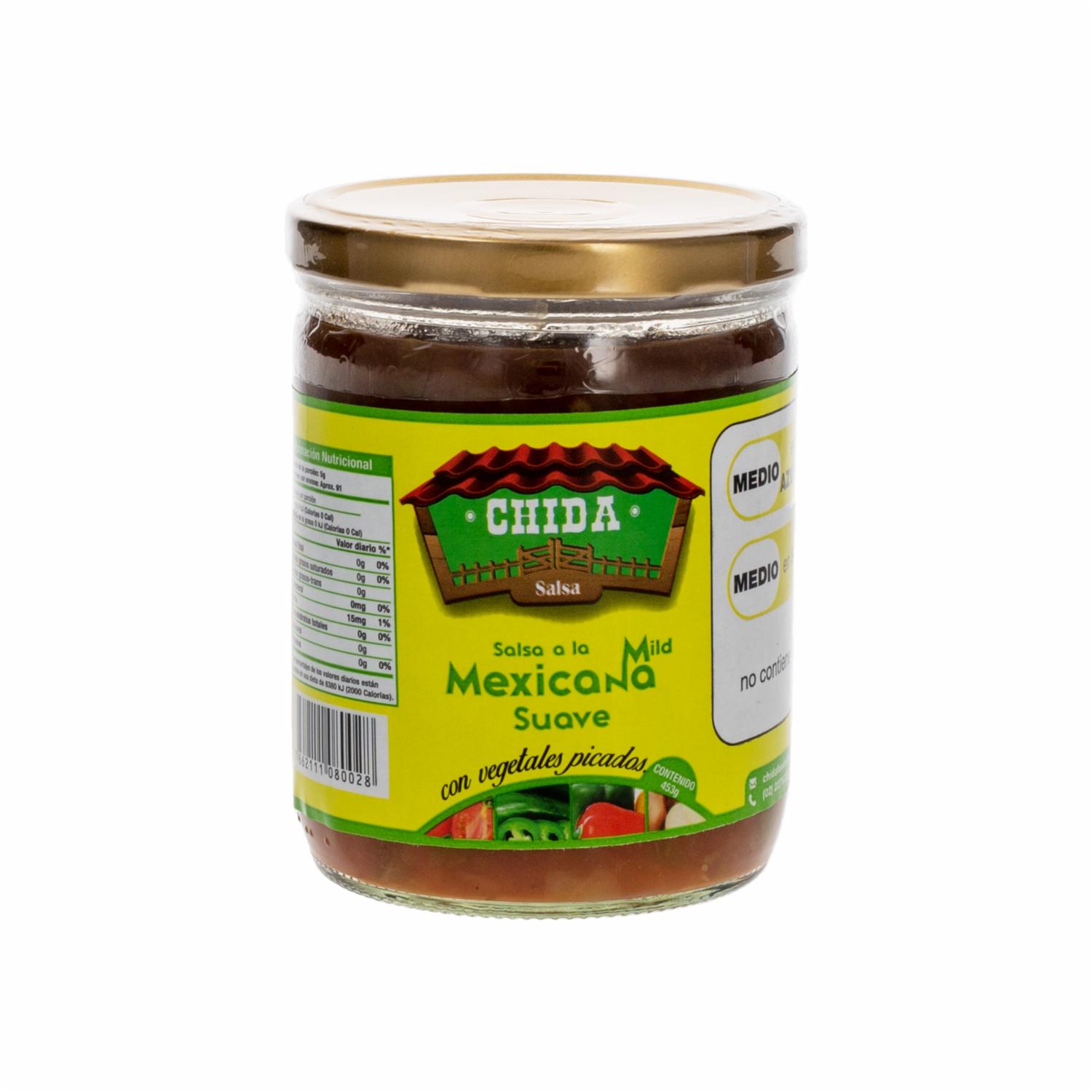 Salsa Mexicana Picante Suave CHIDA 453 G
