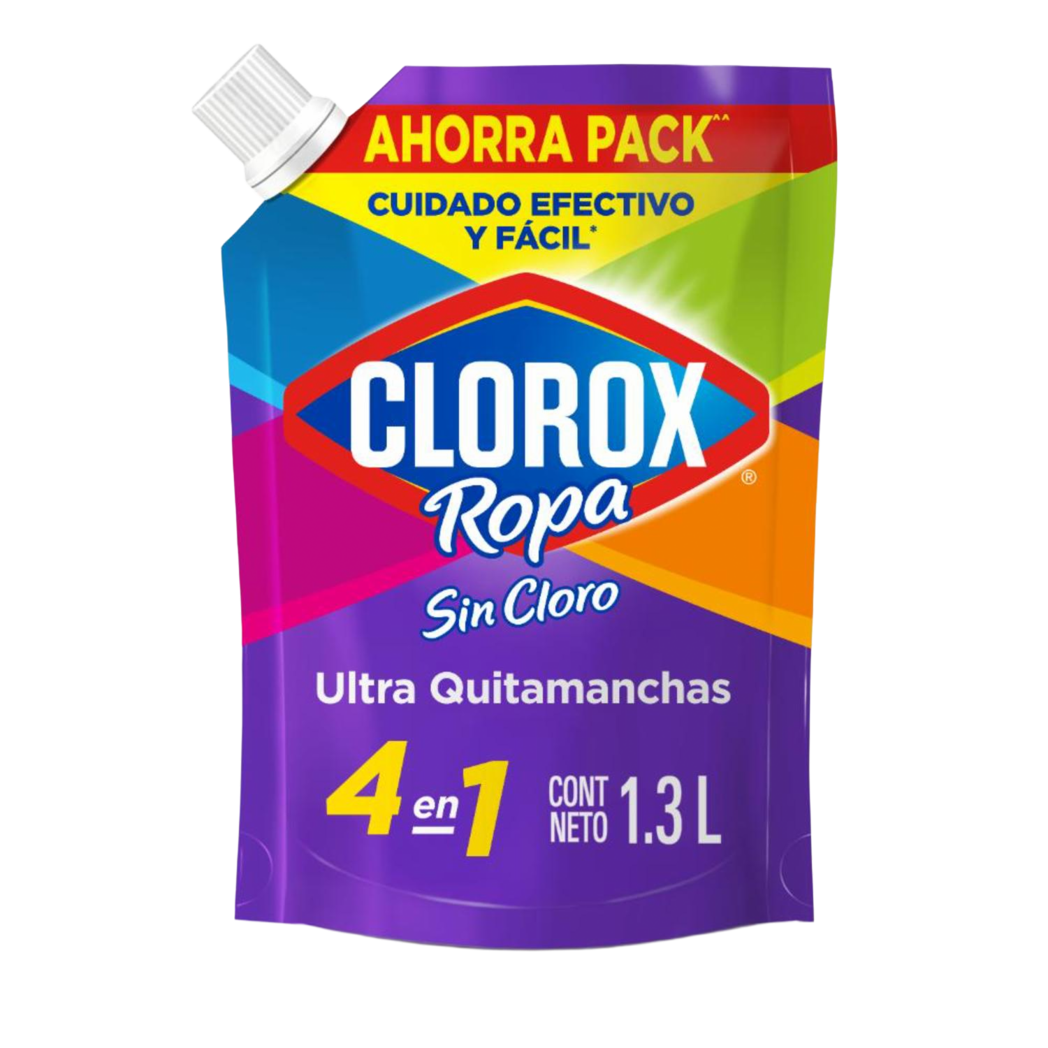 Quitamanchas Sin Cloro 4 En 1 Para Ropa De Color CLOROX 1.3 L