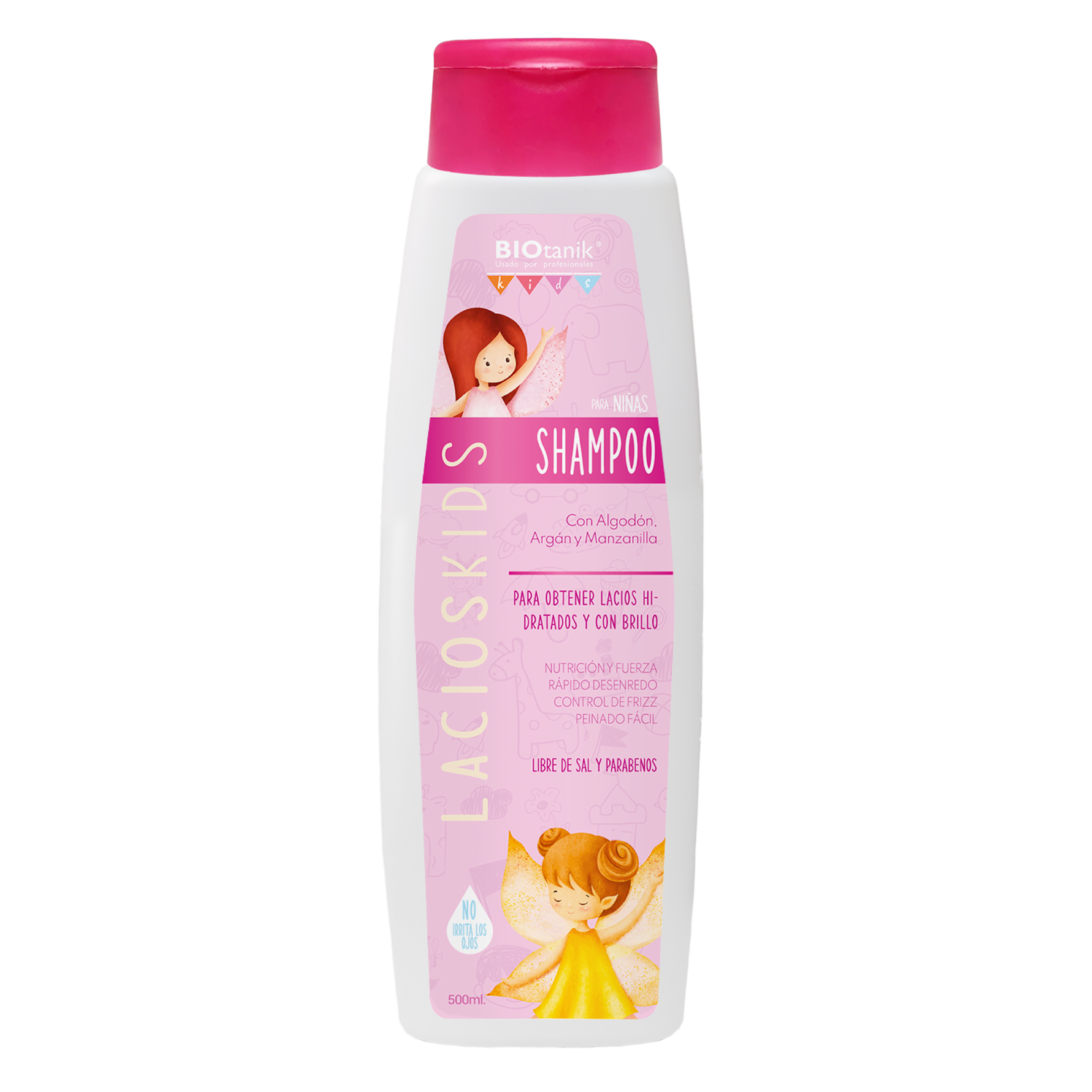 Shampoo Infantil Lacios Hidratados Kids BIOTANIK 500 Ml