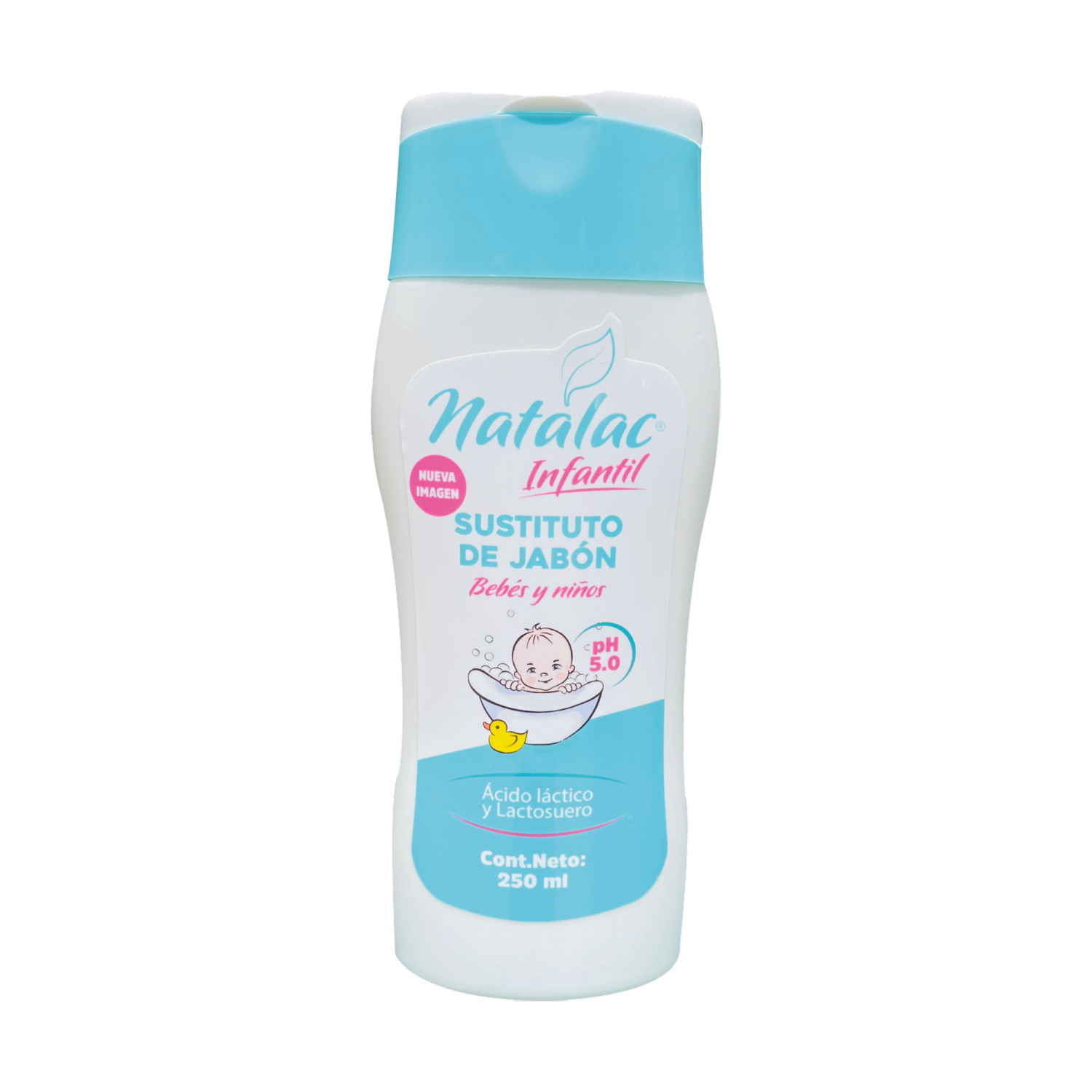 Jabón Infantil Líquido Con Ácido Láctico Y Lactosuero NATALÁC 221 Ml