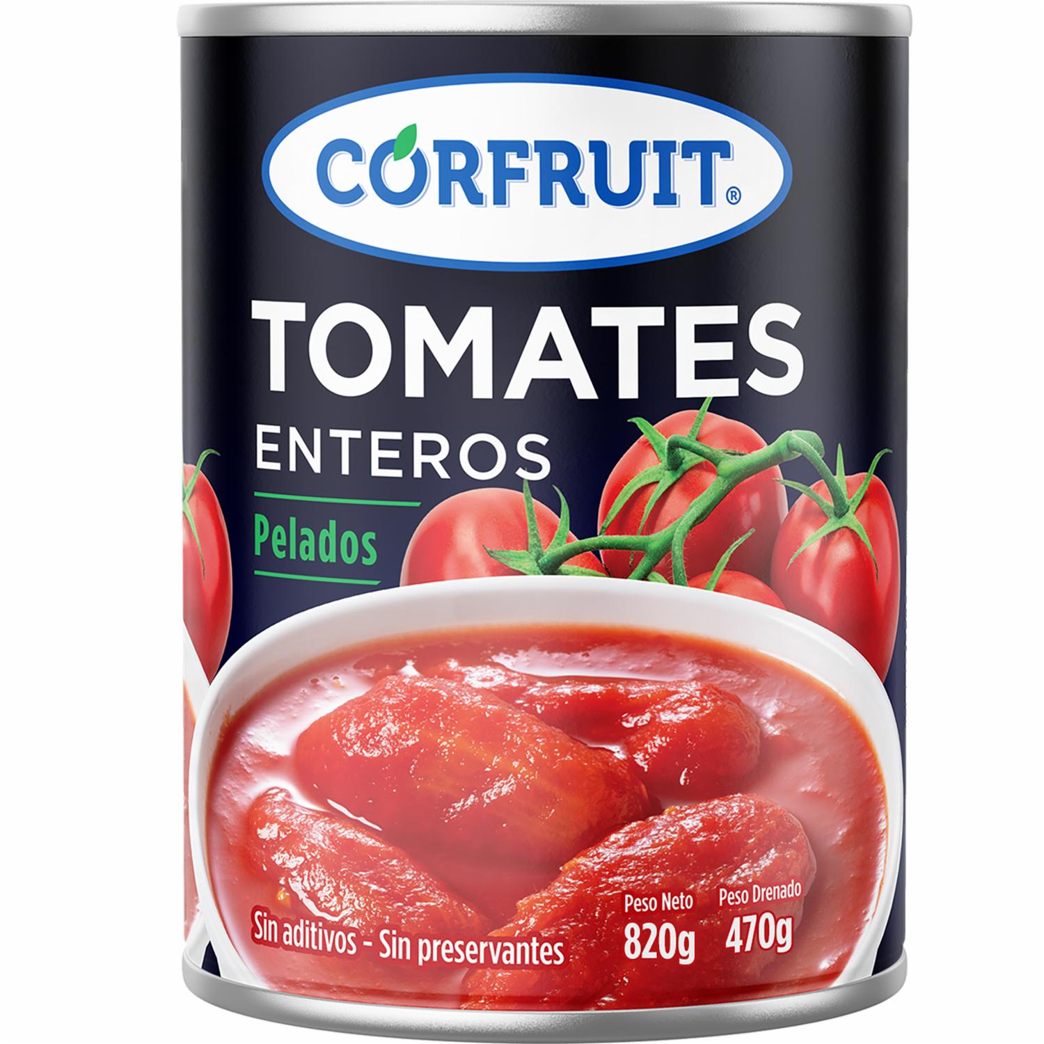 Tomates Enteros Pelados CORFRUIT 820 G