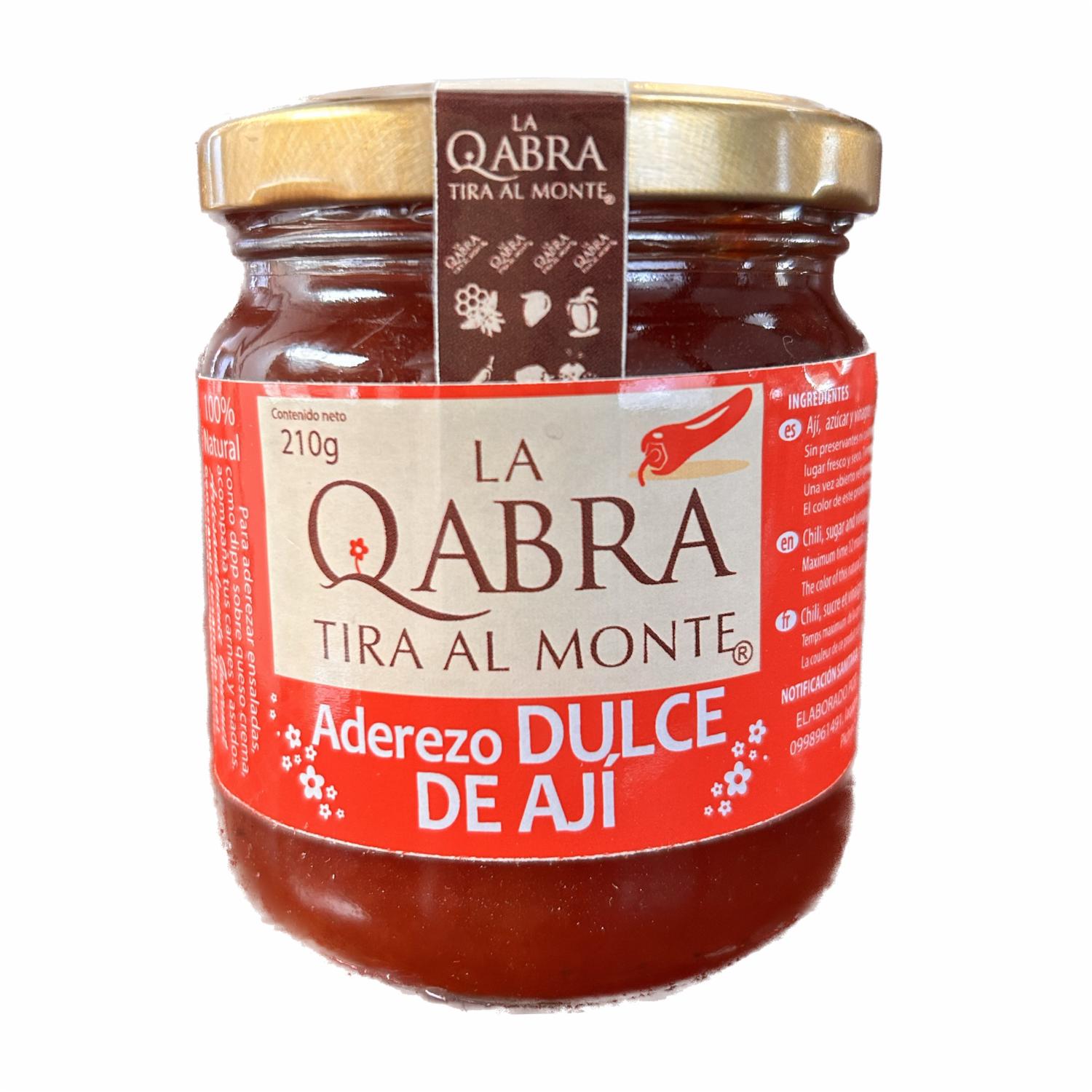 Aderezo Dulce de Ají LA QABRA TIRA AL MONTE 210 G