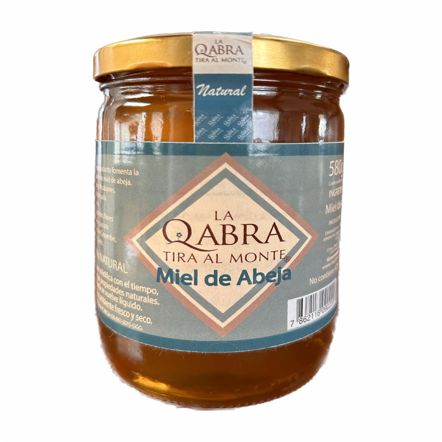 Miel De Abeja Clásica LA QABRA TIRA AL MONTE 580 G