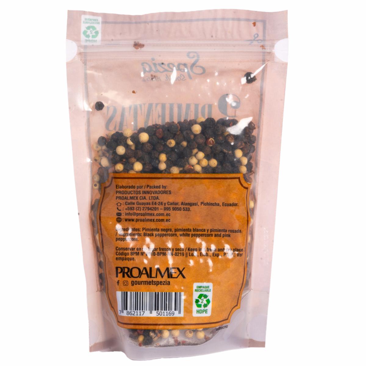 Pimienta 3 Variedades Refill SPEZIA 90 G
