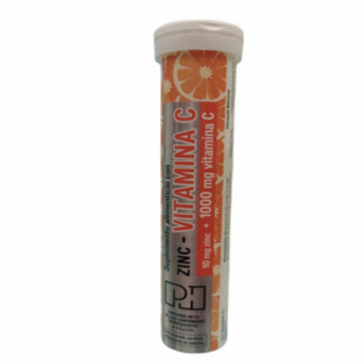 Suplemento Zinc + Vitamina C PH Tarro