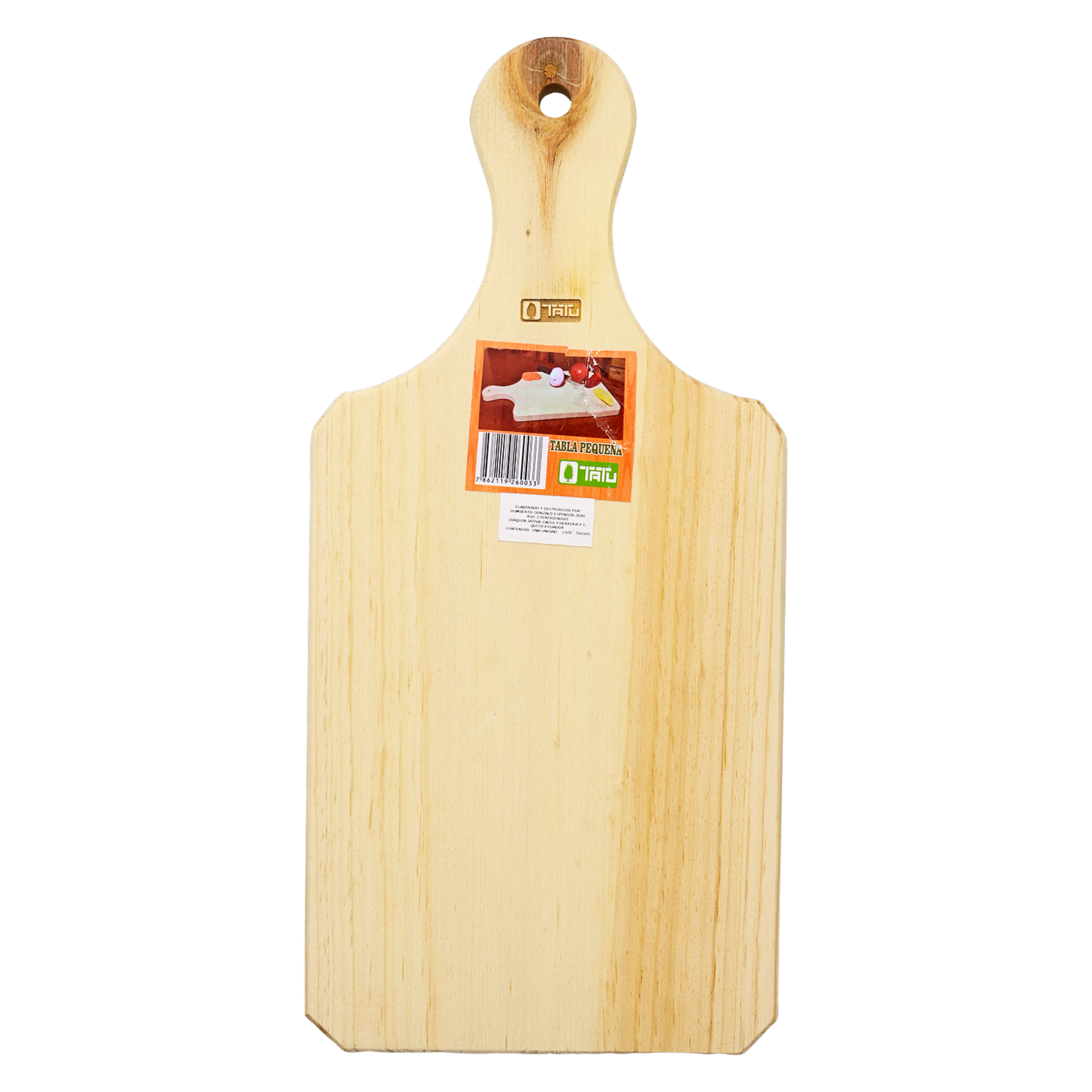 Tabla De Picar Pequeña TATU Rectangular