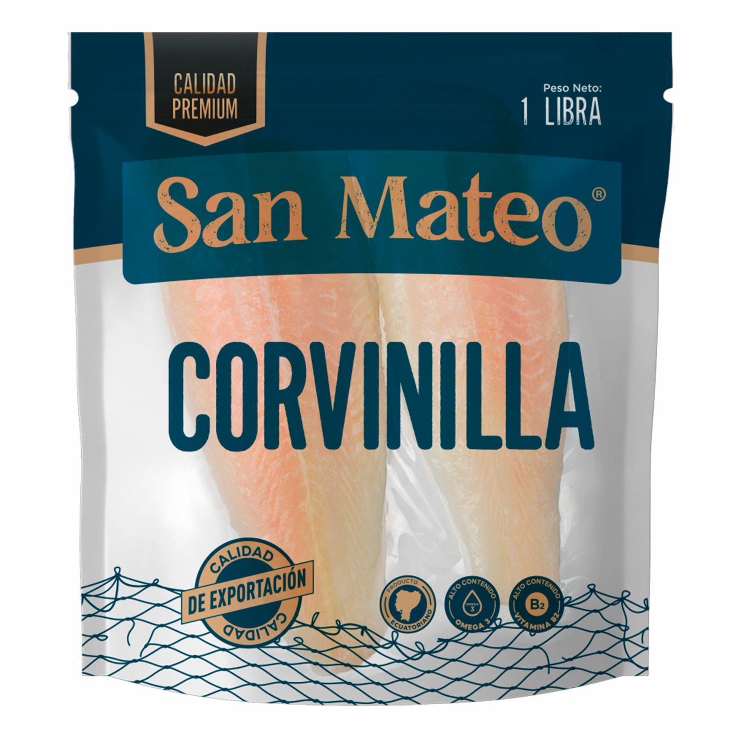 Pescado Corvinilla Premium SAN MATEO 454 G