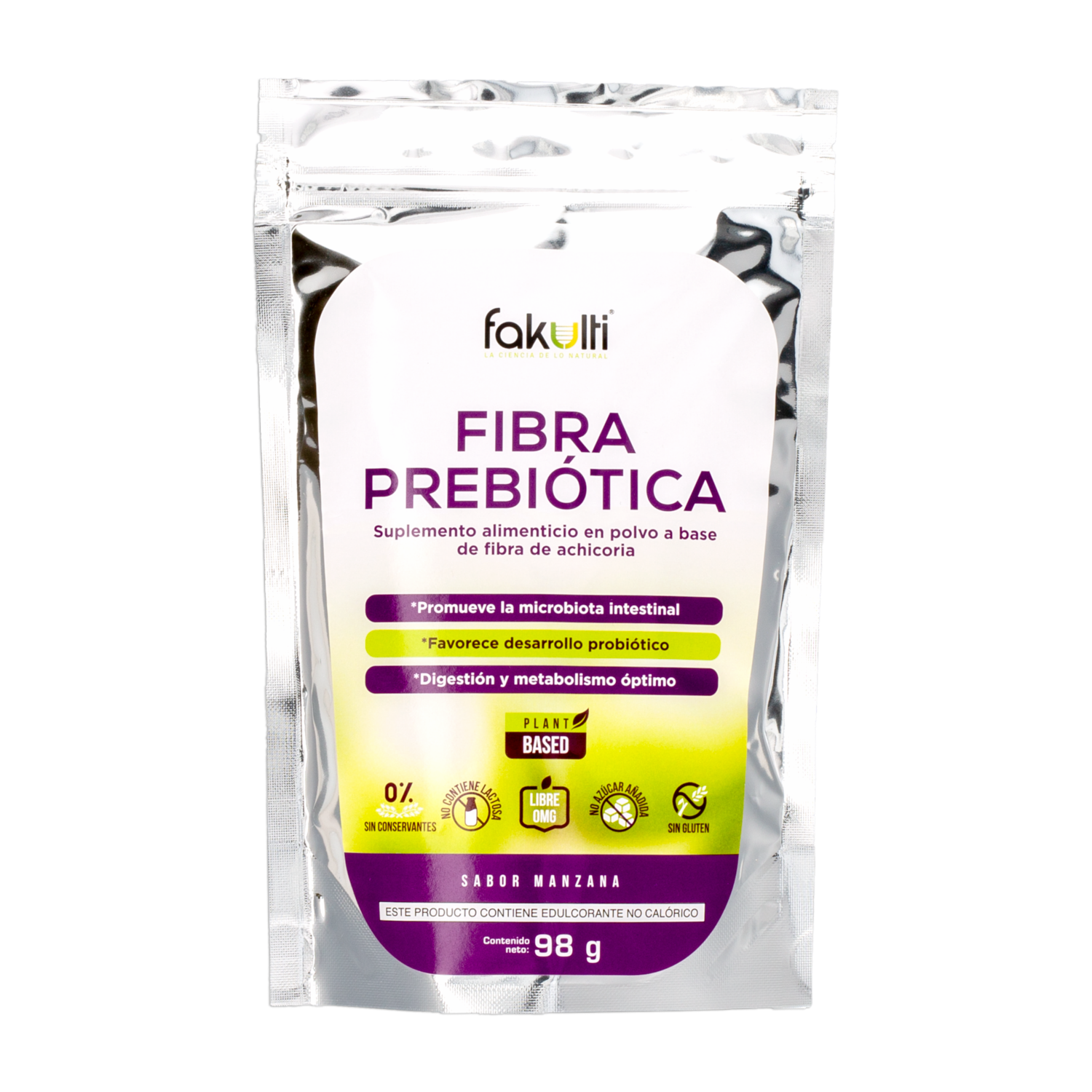 Fibra Prebiótica En Polvo FAKULTI 98 G