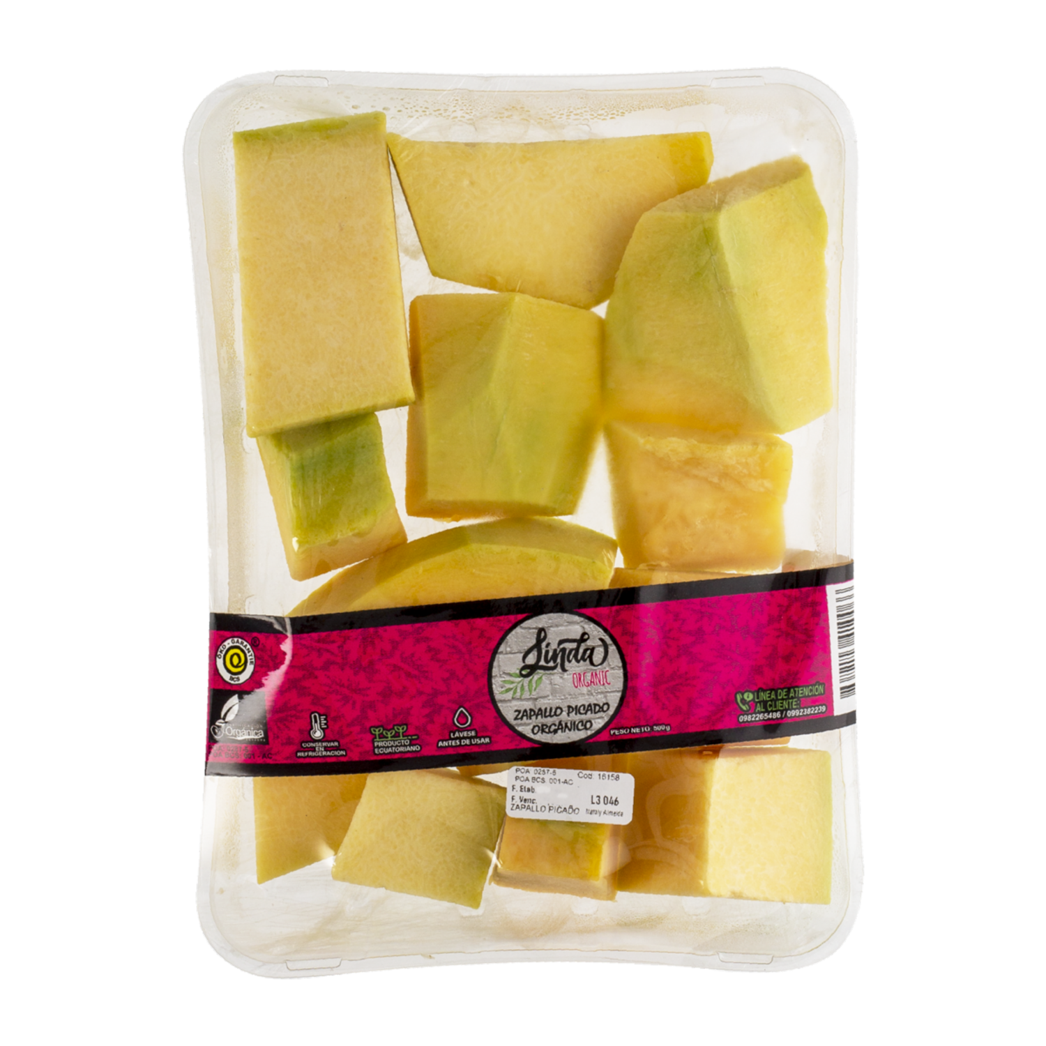 Zapallo Picado Orgánico LINDA ORGANIC 500 G