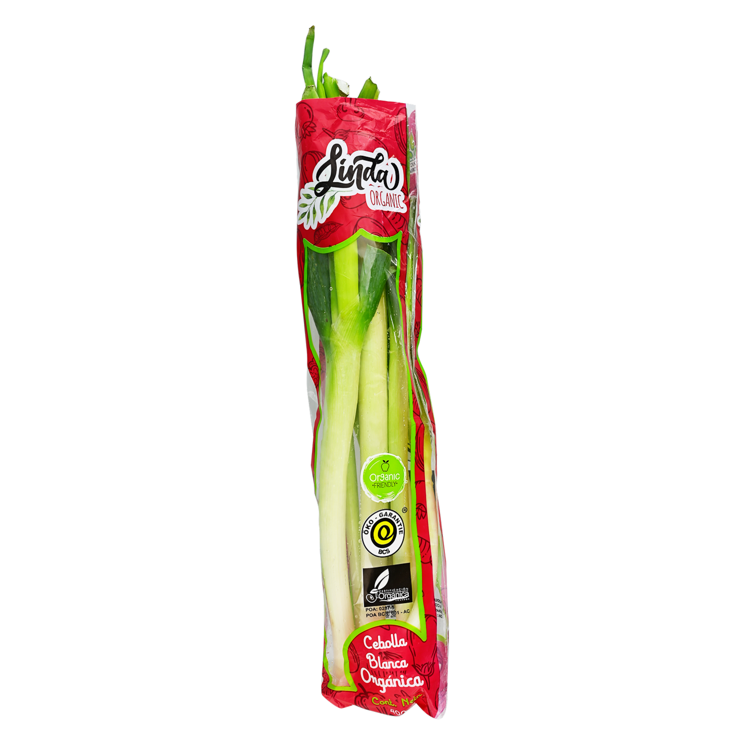 Cebolla Blanca Orgánica Fresca LINDA ORGANIC 400 G