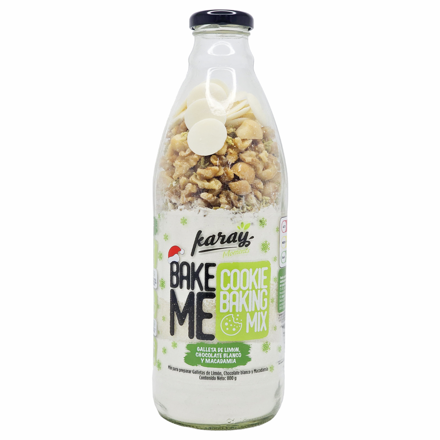 Mix Para Hornear Galletas De Limón Chocolate Y Macadamias KARAY 800 G