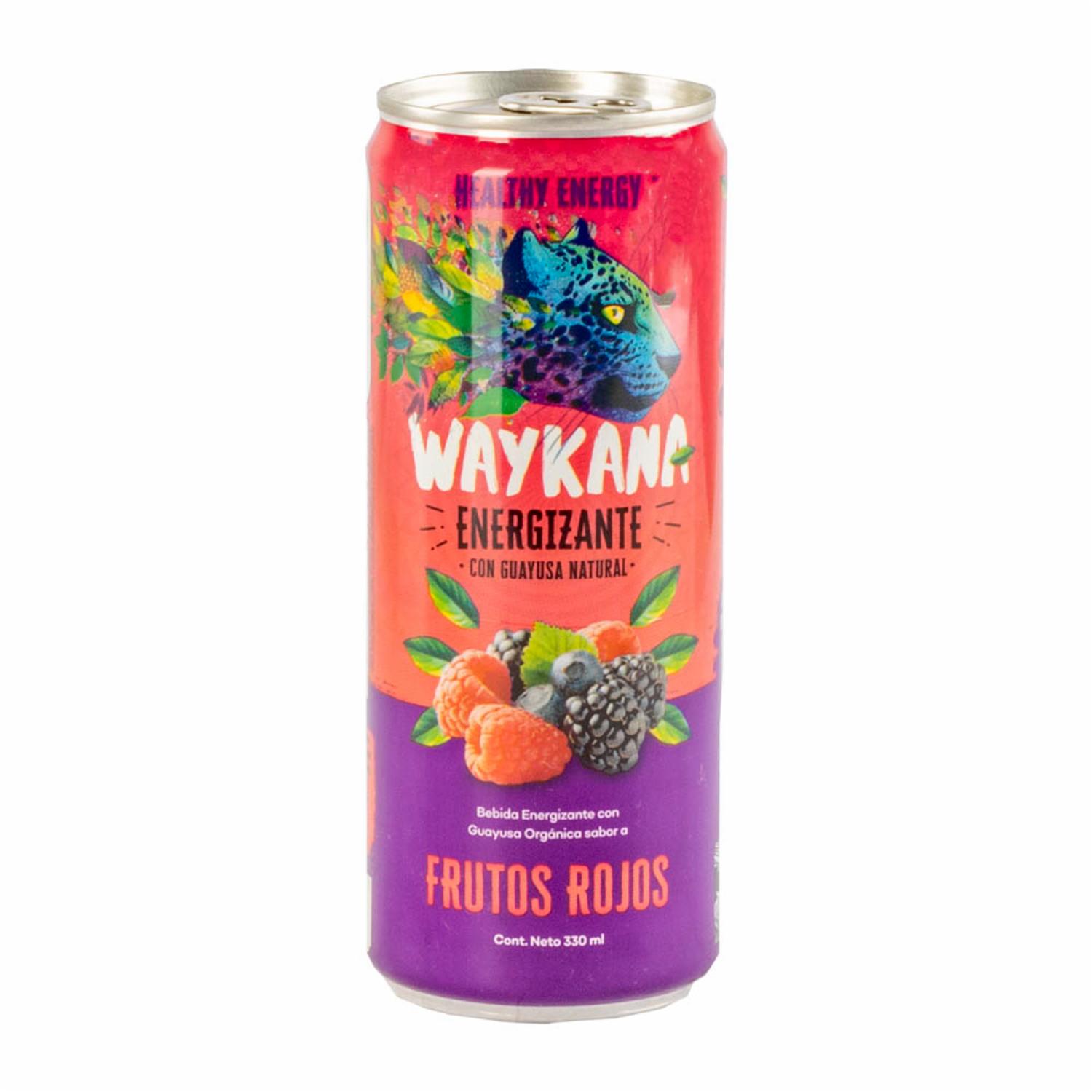 Energizante Frutos Rojos WAYKANA Lata