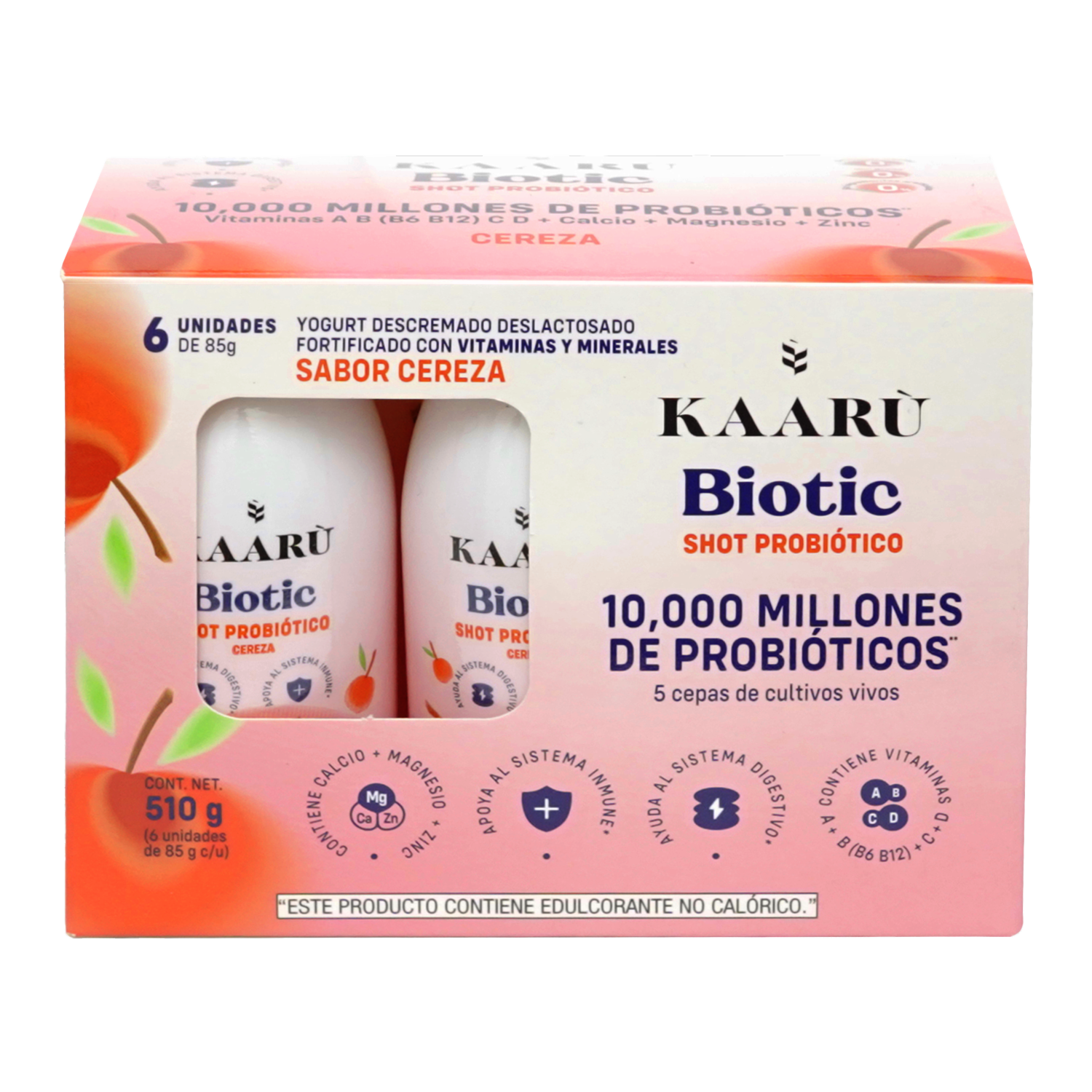 Yogurt Descremado Biotic Certeza KAARÙ 6 X 85 G