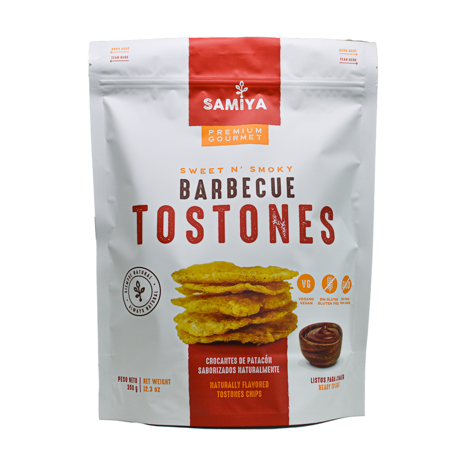 Tostones Sabor BBQ SAMIYA 350 G