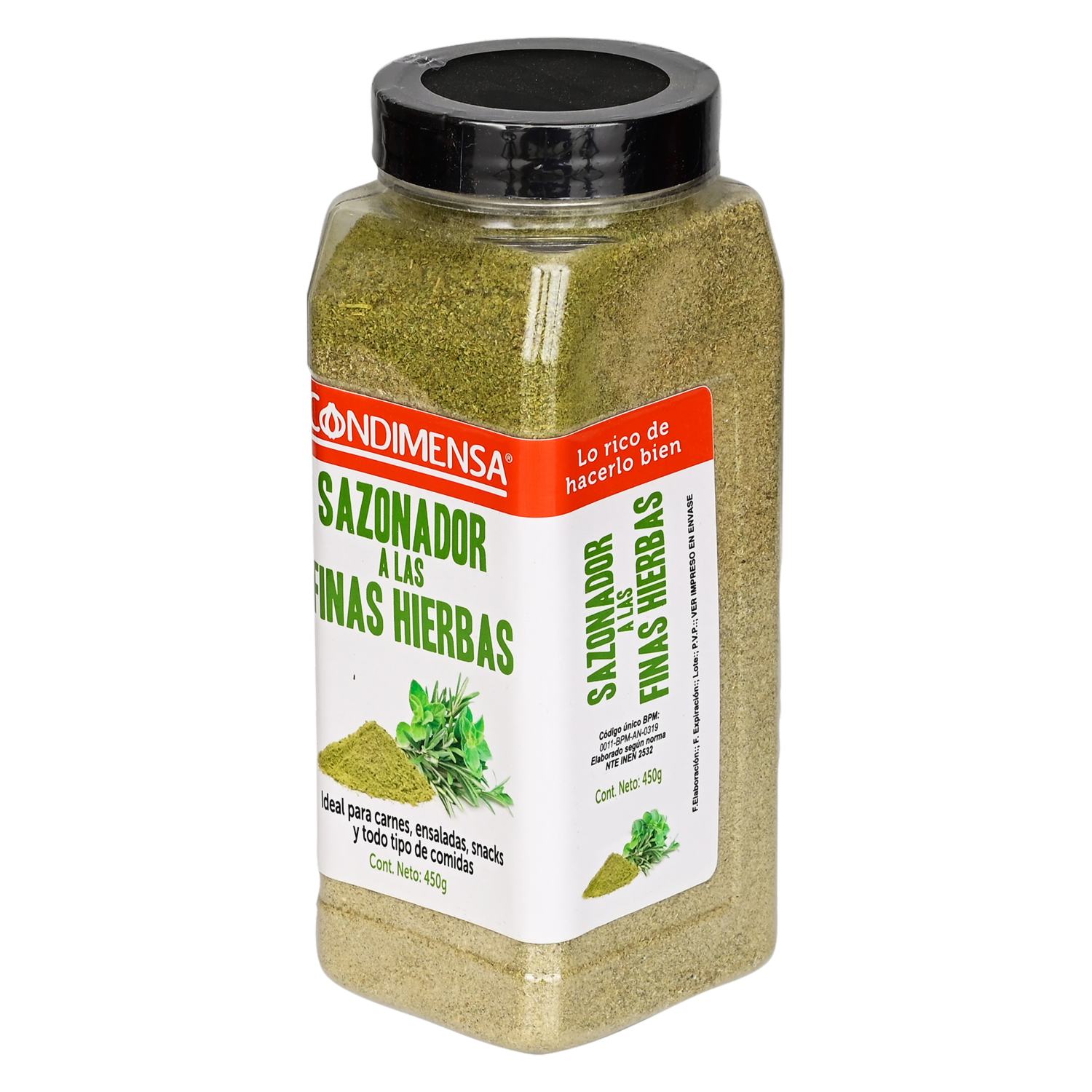 Sazonador De Finas Hierbas CONDIMENSA 450 G