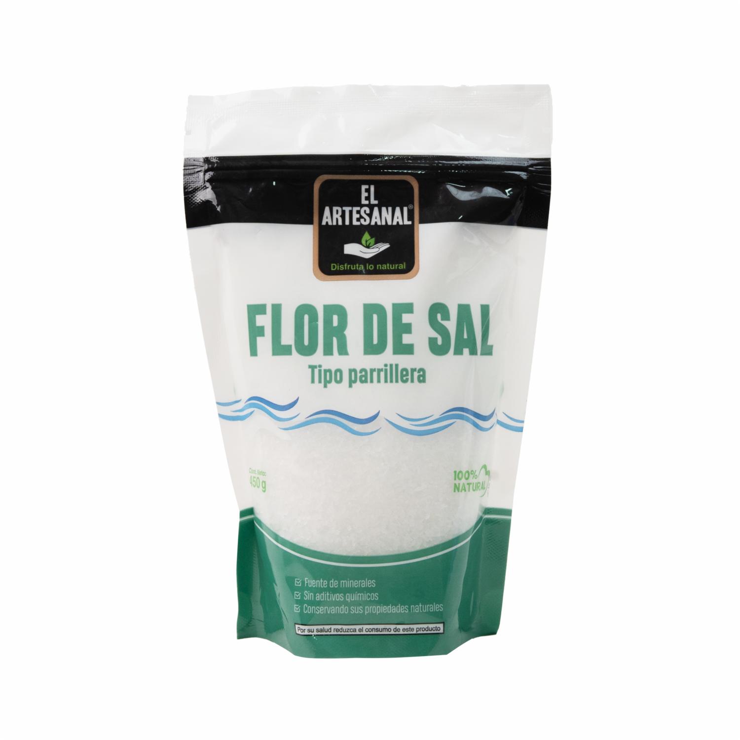 Sal Flor De Parrilla EL ARTESANAL 450 G