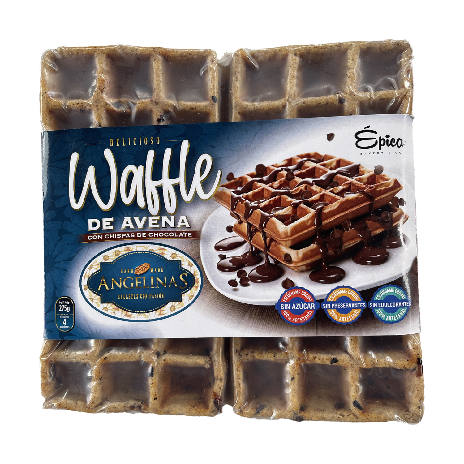 Waffle De Avena Con Chocolate ANGELINAS 275 G