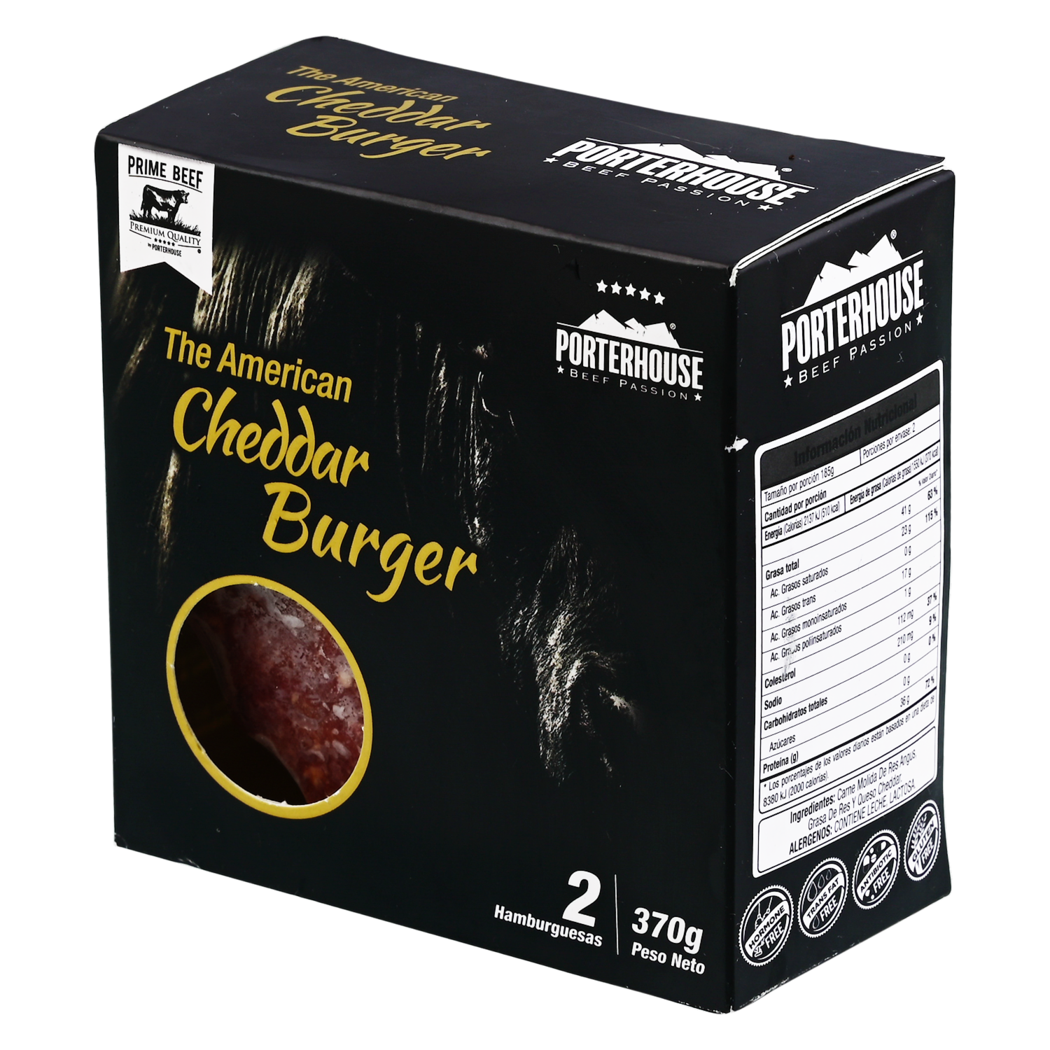 Hamburguesa Cheddar PORTERHOUSE X2 Uds
