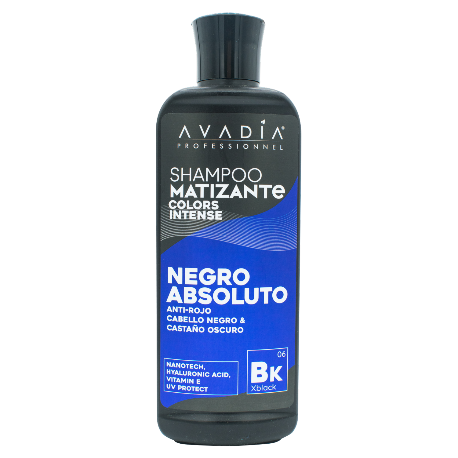 Shampoo De Cabello Color Intense Professionel Negro Absoluto AVADÍA 300 Ml