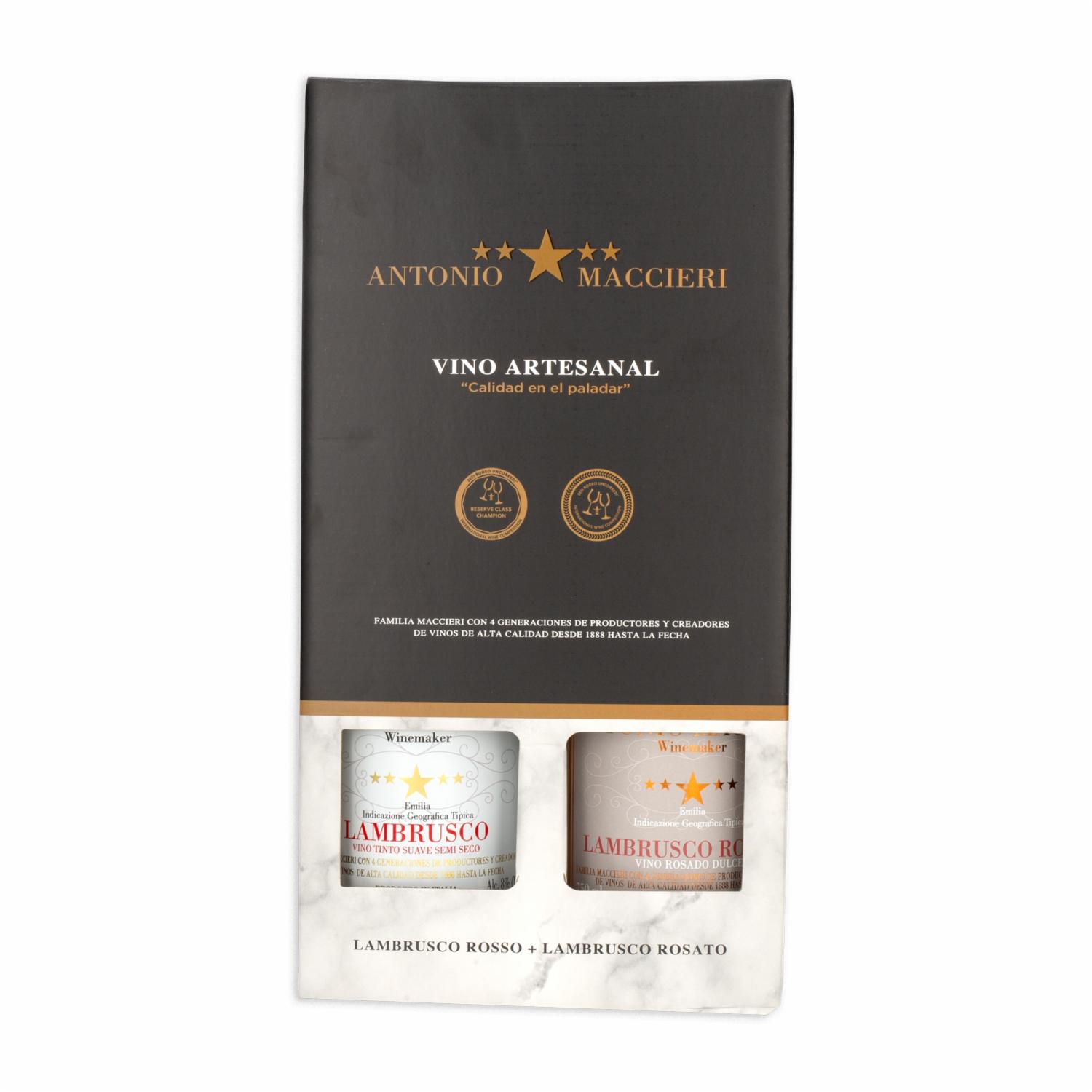 Antonio Maccieri Vino Tinto + Dulce Antonio Maccieri 2 X 750 Ml