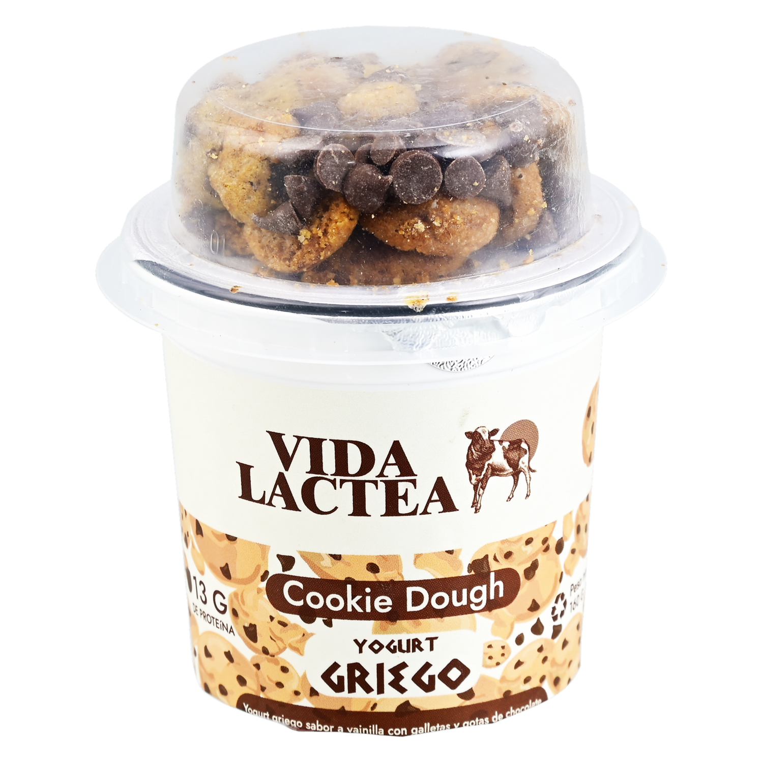 Yogurt Griego Cookie Dough VIDA LACTEA 140 G